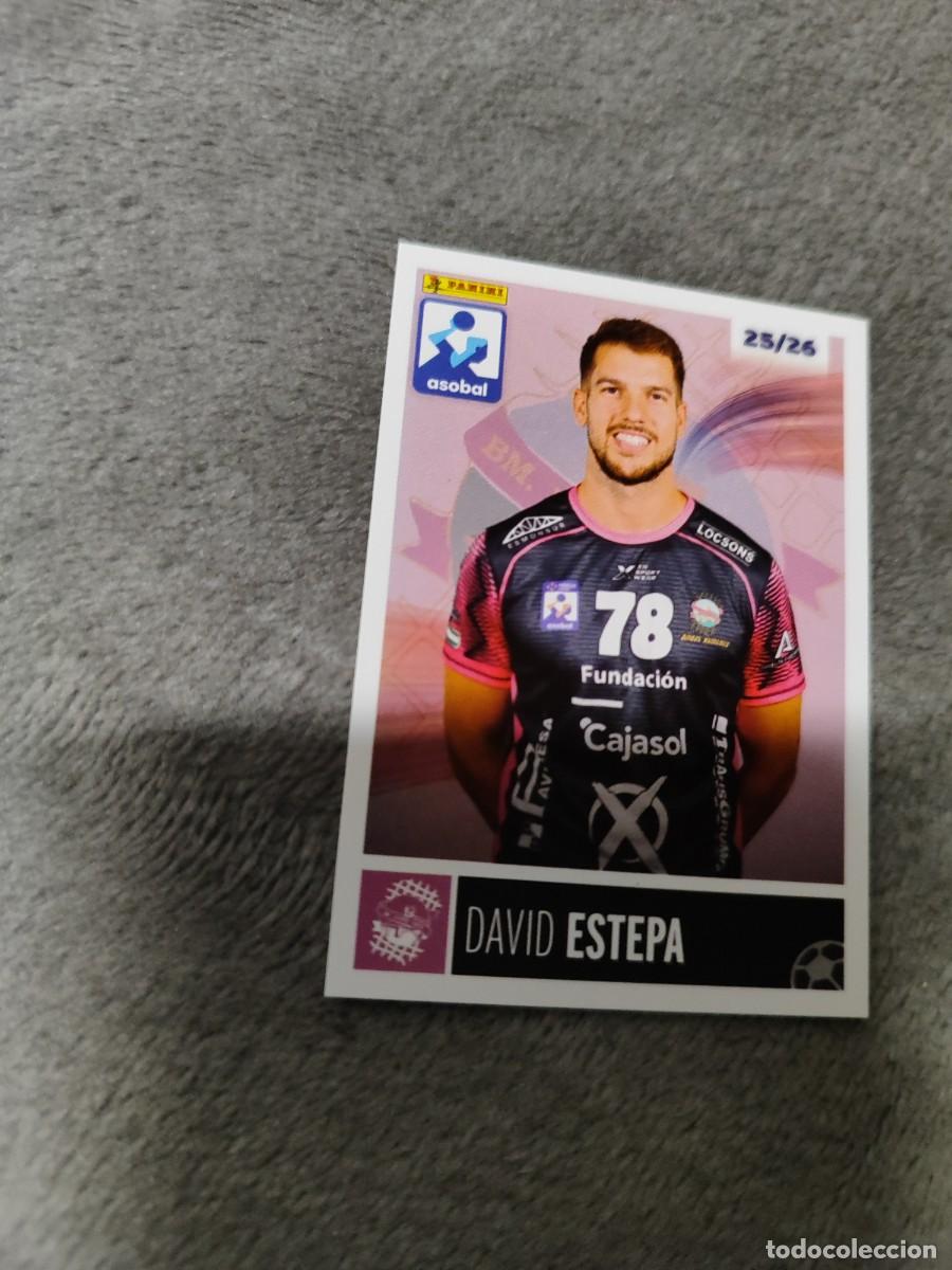 Coleccionismo deportivo: 243 DAVID ESTEPA CAJASOL PUENTE GENIL LIGA NEXUS ENERGIA ASOBAL 2025 2026 PANINI 25 26 BALONMANO