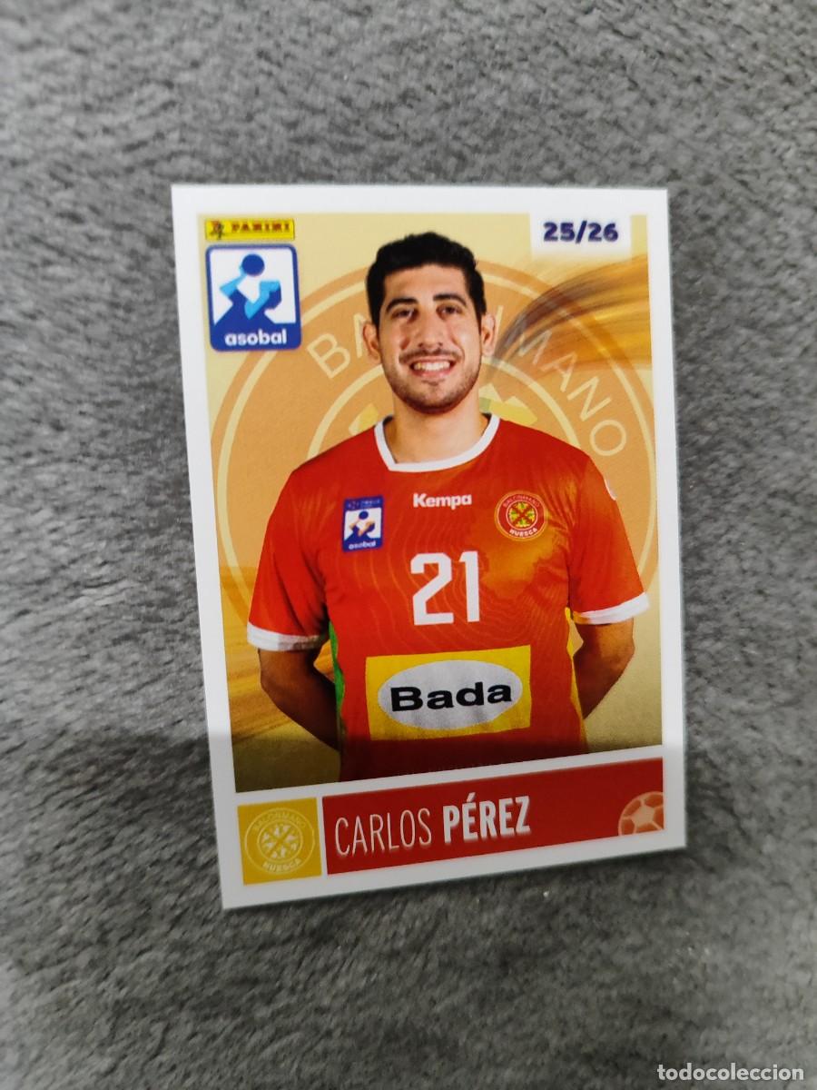 Coleccionismo deportivo: 252 CARLOS P&Eacute;REZ BADA HUESCA LIGA NEXUS ENERGIA ASOBAL 2025 2026 PANINI 25 26 BALONMANO