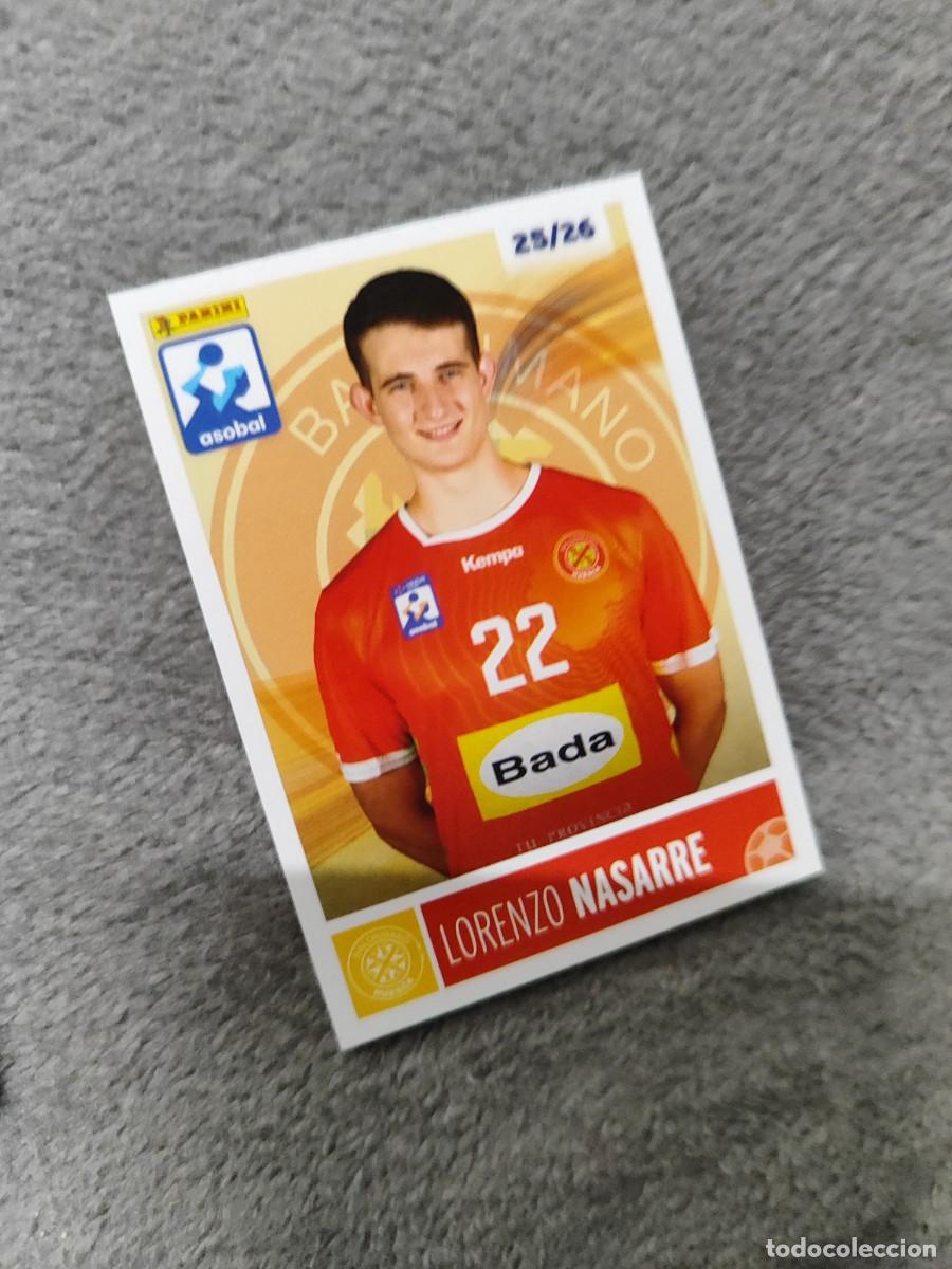 Sammelleidenschaft Sport: 253 LORENZO NASARRE BADA HUESCA LIGA NEXUS ENERGIA ASOBAL 2025 2026 PANINI 25 26 BALONMANO
