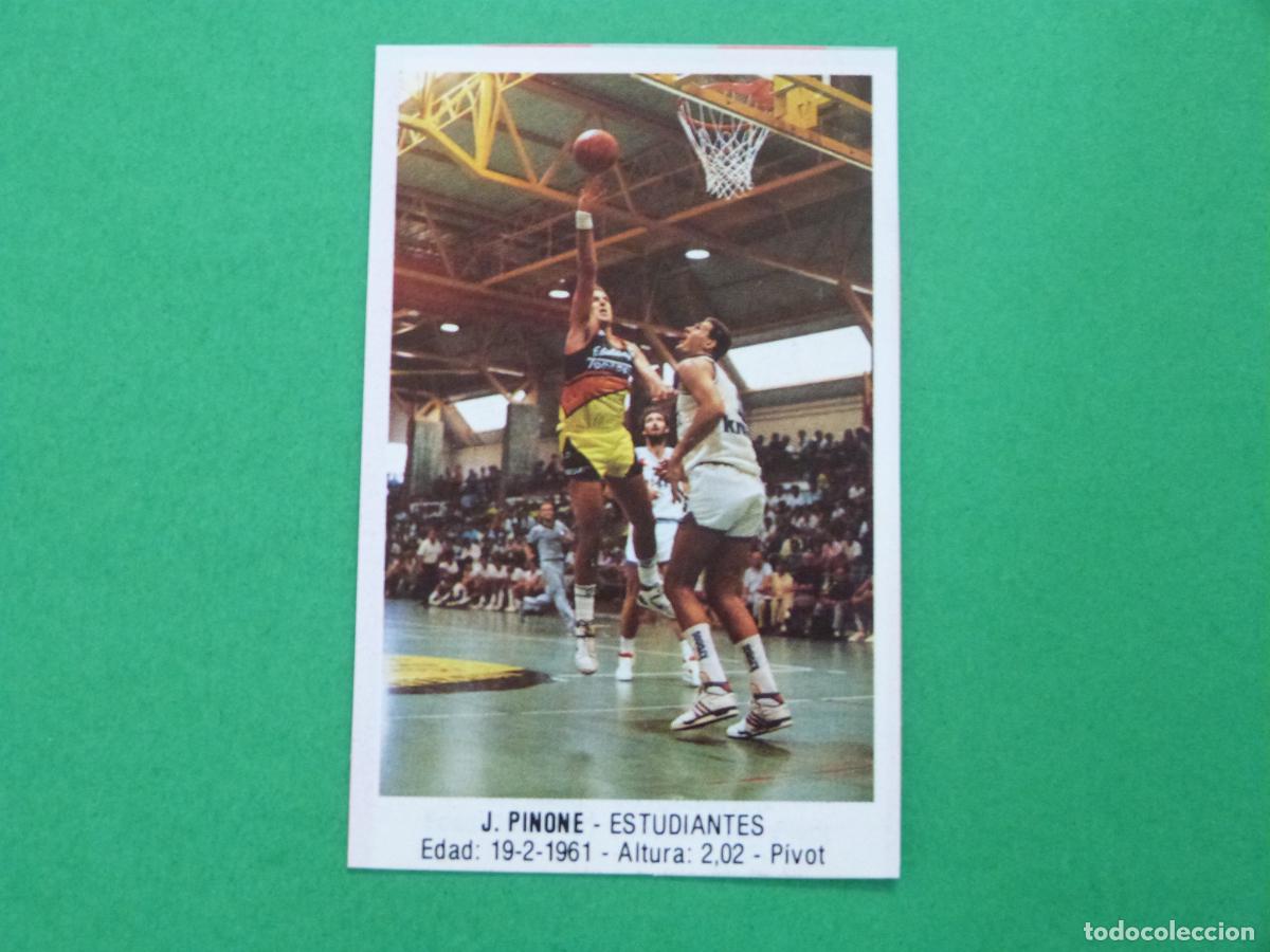 Collezionismo sportivo: CROMO BALONCESTO ESCUDO ESTUDIANTES RECORTADO N&ordm; 62 LIGA BALONCESTO 88 J.MERCHANTE