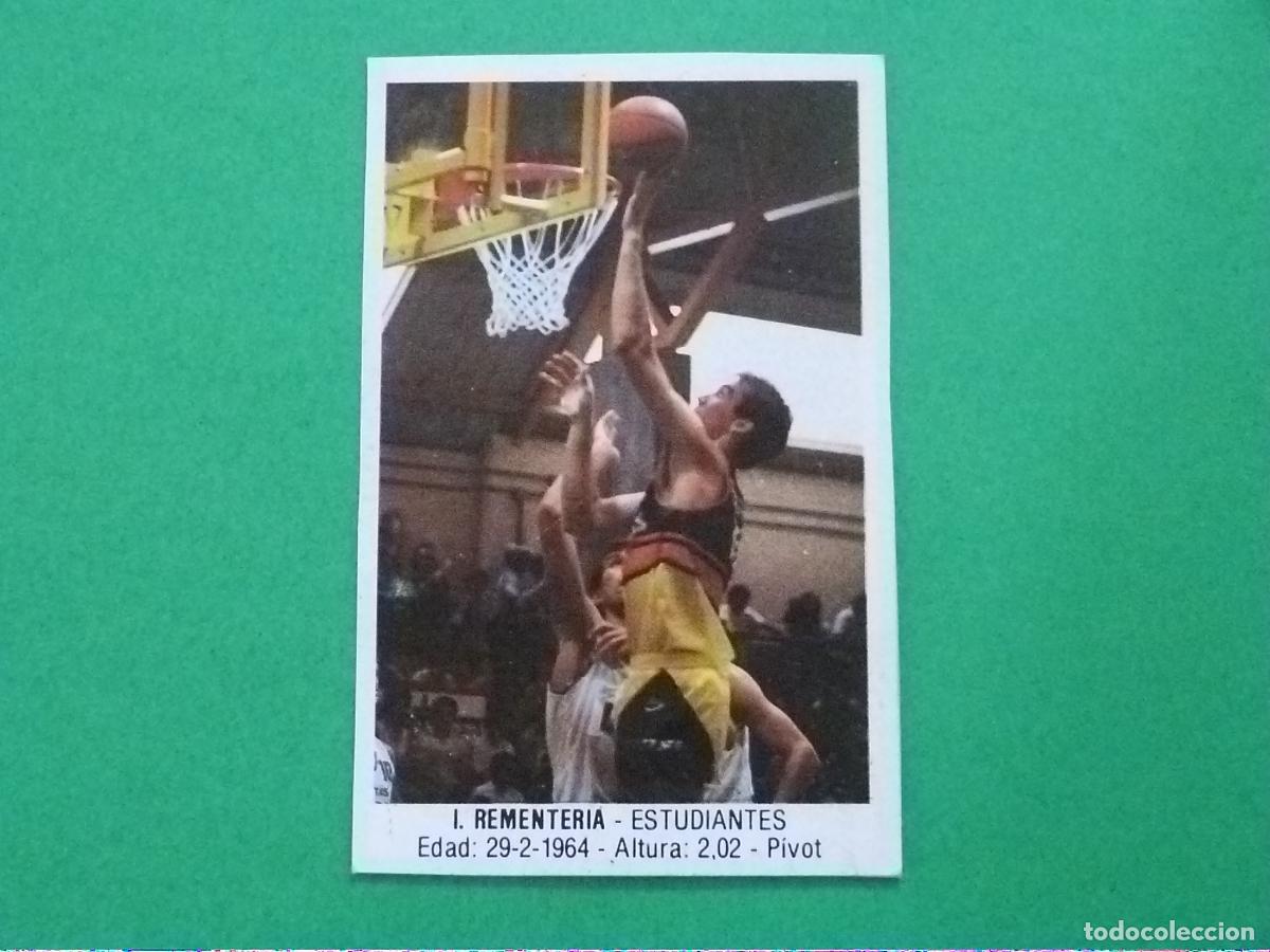 Colecionismo desportivo: CROMO BALONCESTO ESCUDO ESTUDIANTES RECORTADO N&ordm; 63 LIGA BALONCESTO 88 J.MERCHANTE