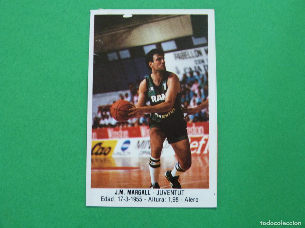 Coleccionismo deportivo: CROMO BALONCESTO MARGALL JUVENTUT BADALONA RECORTADO N&ordm; 88 LIGA BALONCESTO 88 J.MERCHANTE