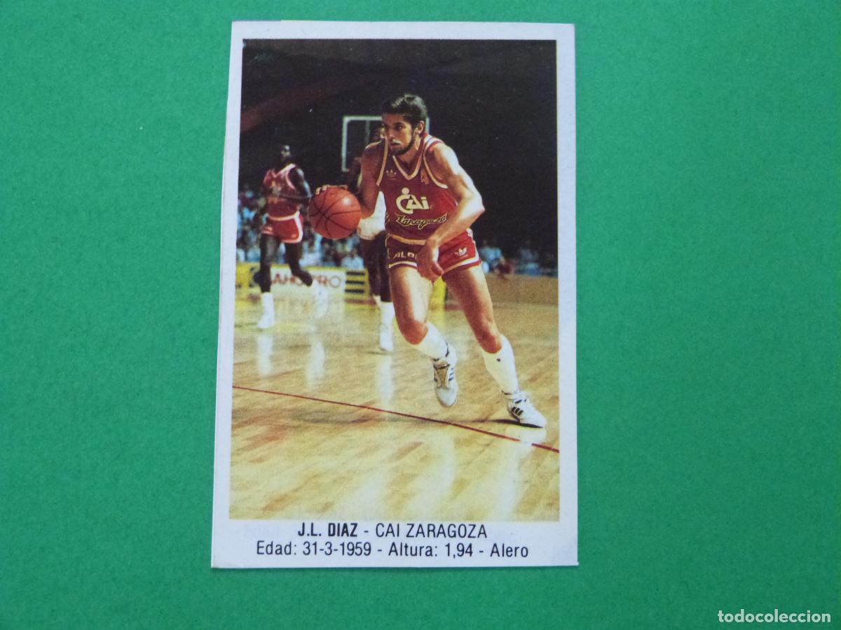 Coleccionismo deportivo: CROMO BALONCESTO DIAZ CAI ZARAGOZA RECORTADO N&ordm; 24 LIGA BALONCESTO 88 J.MERCHANTE