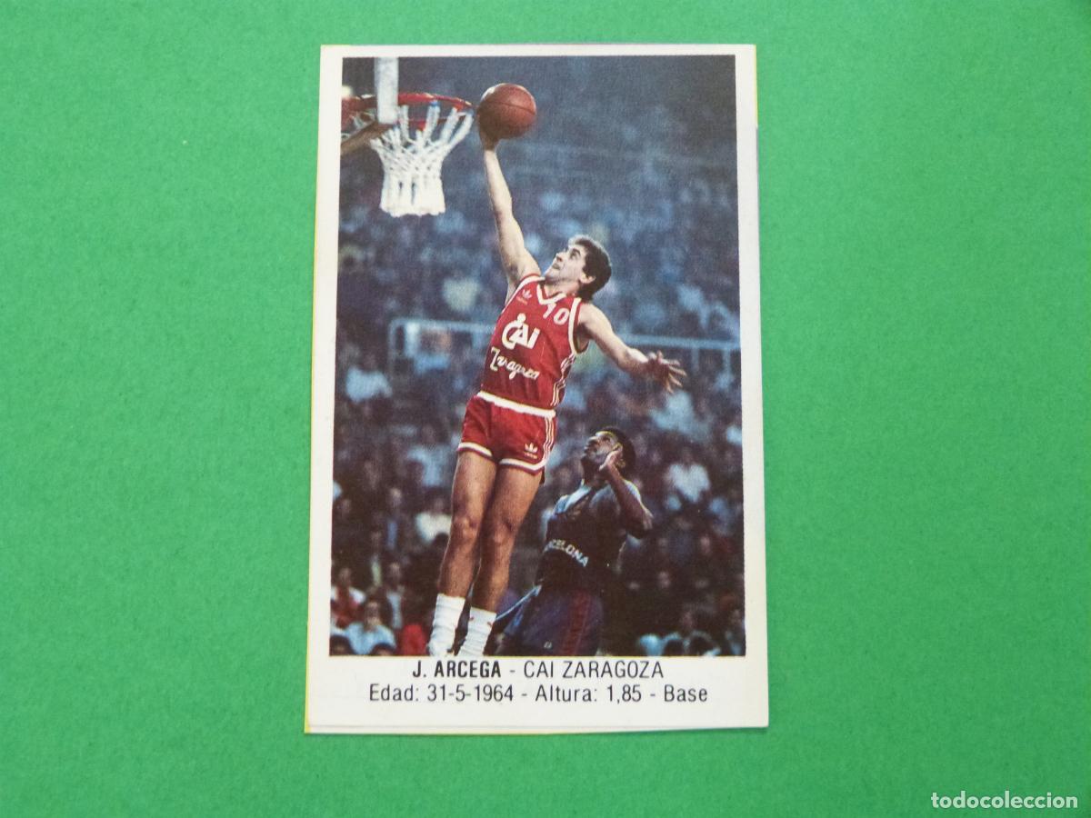 Coleccionismo deportivo: CROMO BALONCESTO ARCEGA CAI ZARAGOZA RECORTADO N&ordm; 22 LIGA BALONCESTO 88 J.MERCHANTE