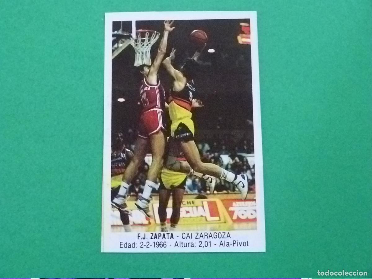 Coleccionismo deportivo: CROMO BALONCESTO ZAPATA CAI ZARAGOZA RECORTADO N&ordm; 25 LIGA BALONCESTO 88 J.MERCHANTE