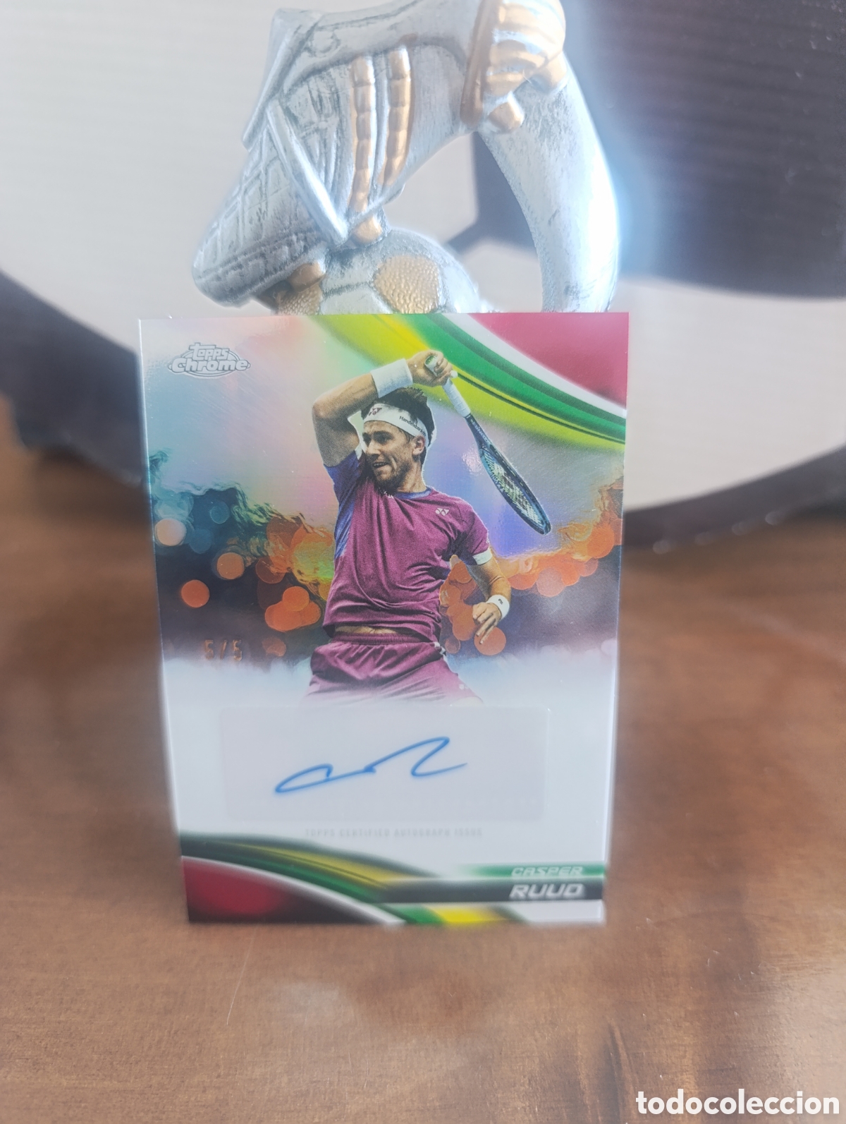 Coleccionismo deportivo: Aut&oacute;grafo Casper Ruud ultra rara 5/5