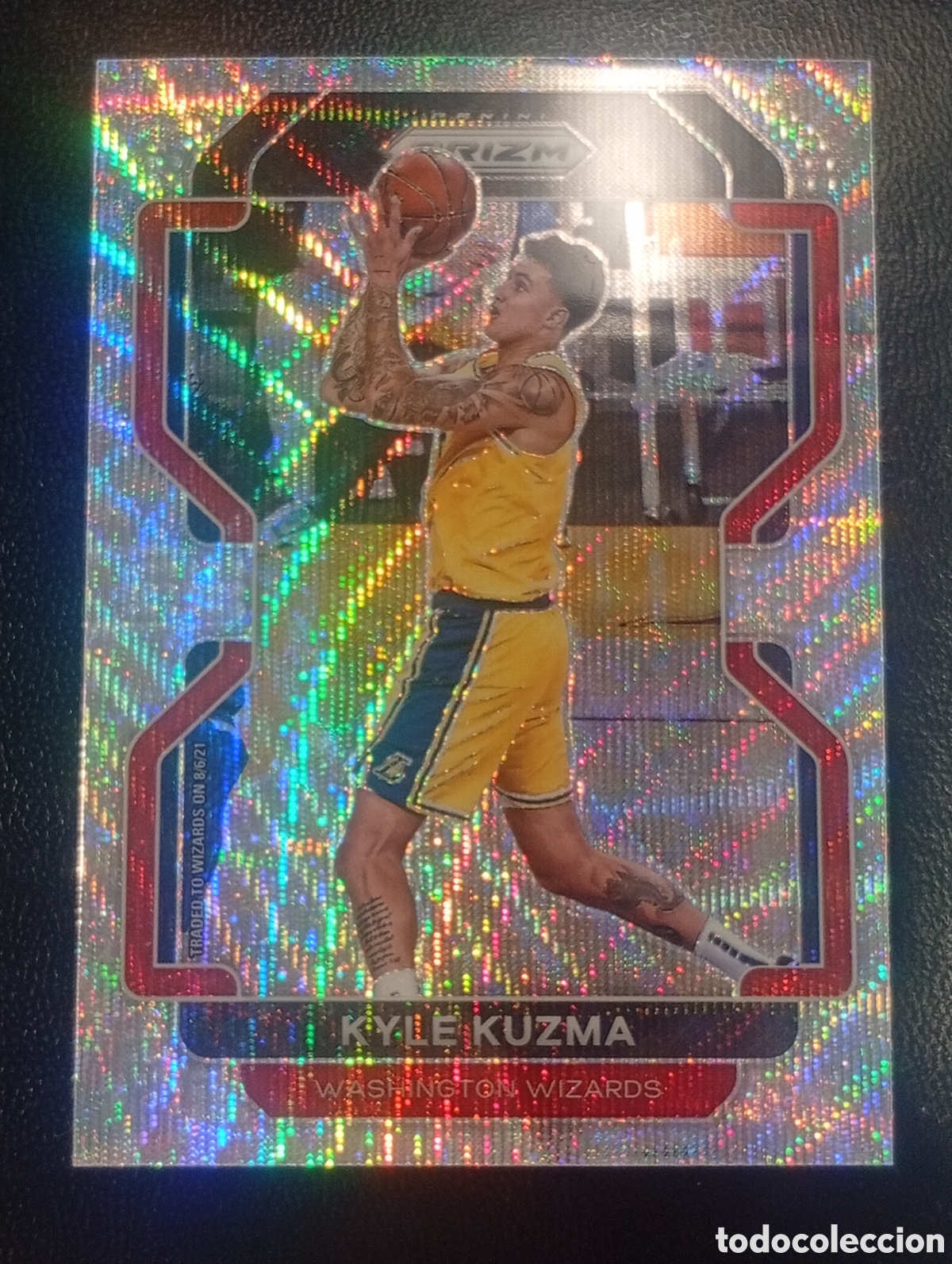Coleccionismo deportivo: 156 paralela prizm KYLE KUZMA WASHINGTON WIZZARDS NBA 2021 2022 21 22 PANINI BASKETBALL BASKET CARD
