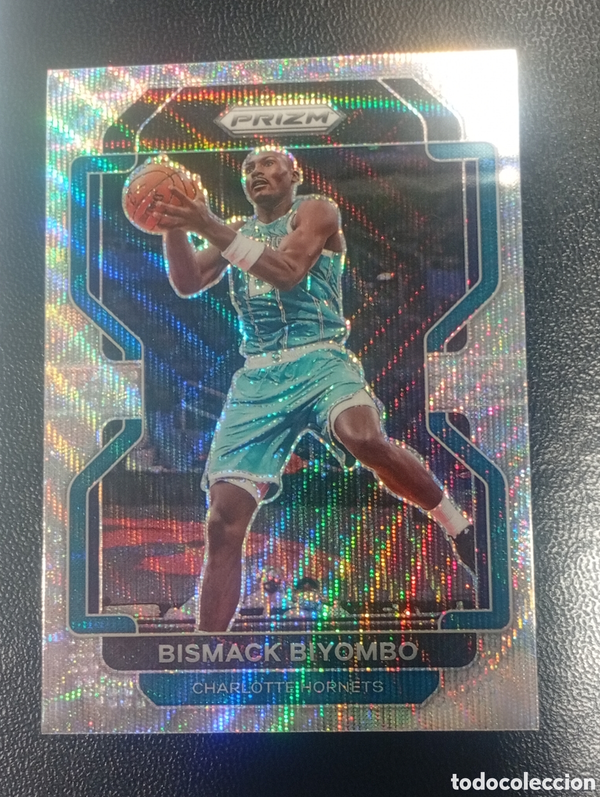 Coleccionismo deportivo: 195 paralela prizm BISMACK BIYOMBO CHARLOTTE NBA 2021 2022 21 22 PANINI BASKETBALL BASKET CARD