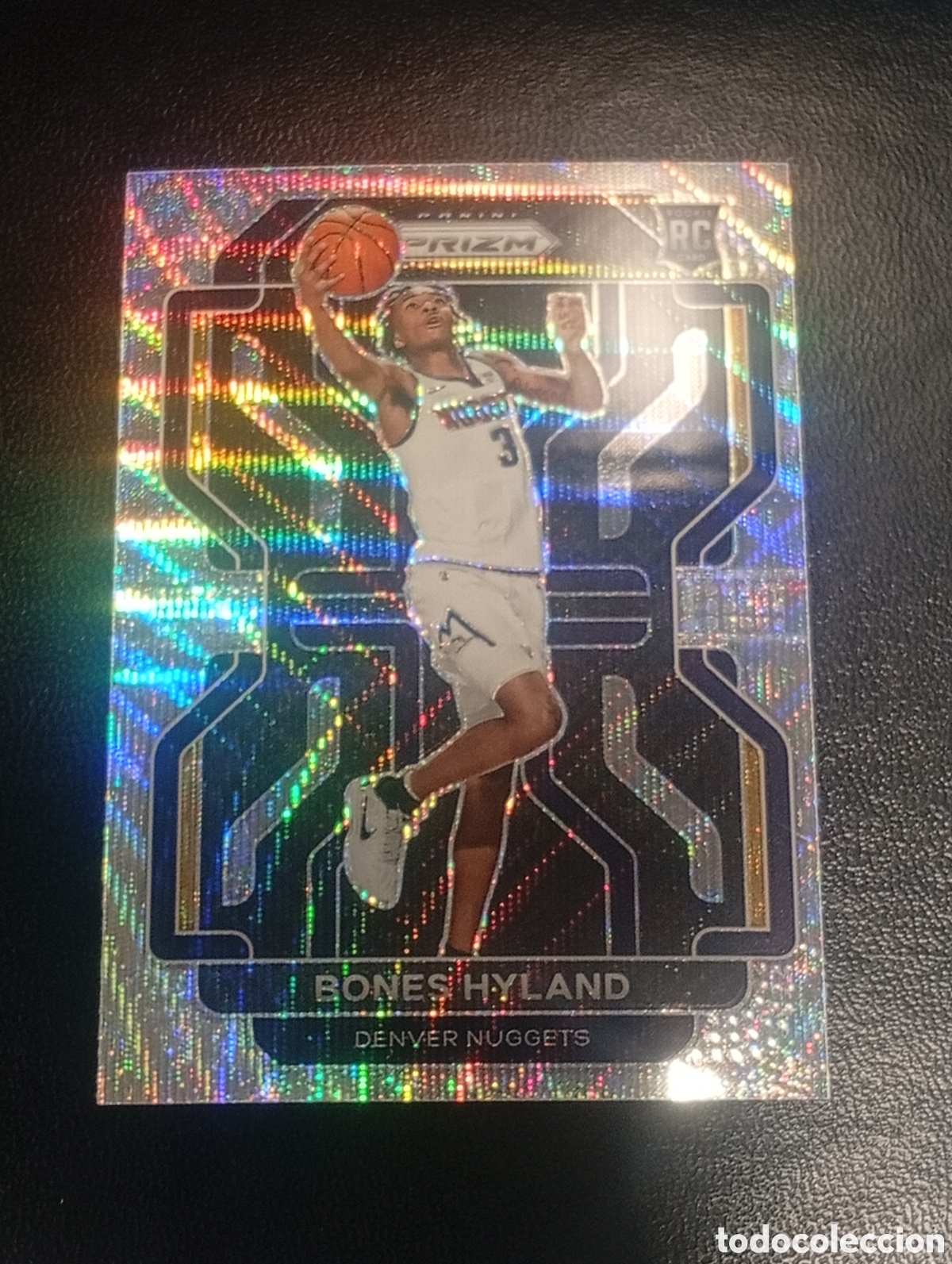 Coleccionismo deportivo: 302 paralela prizm rookie BONES HYLAND DENVER NBA 2021 2022 21 22 PANINI BASKETBALL BASKET CARD