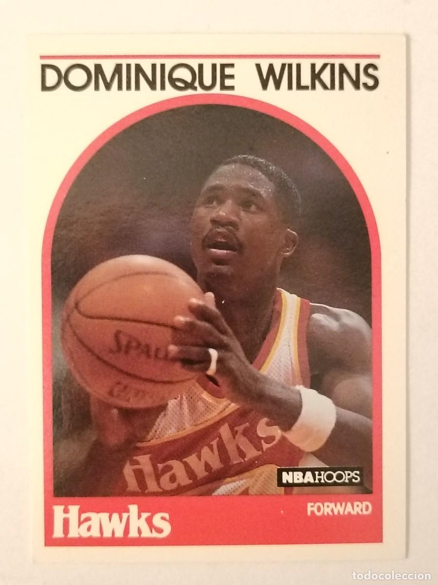 Colecionismo desportivo: #130 DOMINIQUE WILKINS (ATLANTA HAWKS) CARD 89/90 NBA HOOPS