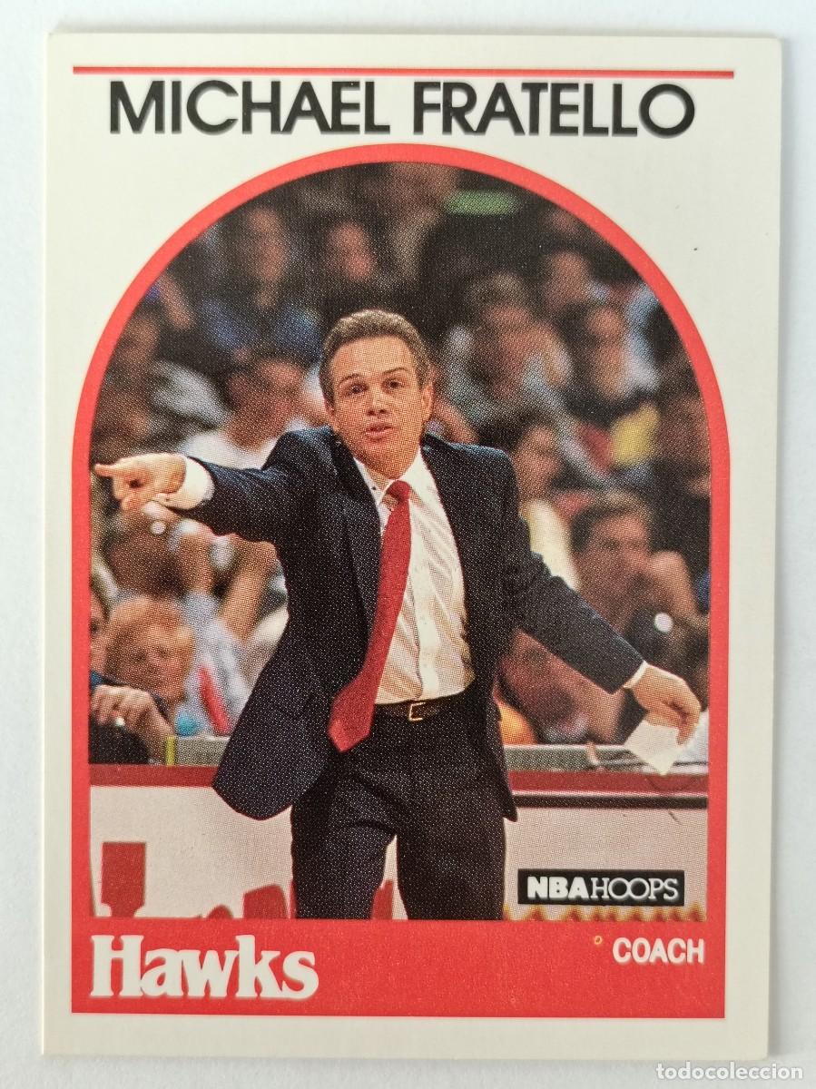 Coleccionismo deportivo: #179 MICHAEL FRATELLO (ATLANTA HAWKS) CARD 89/90 NBA HOOPS