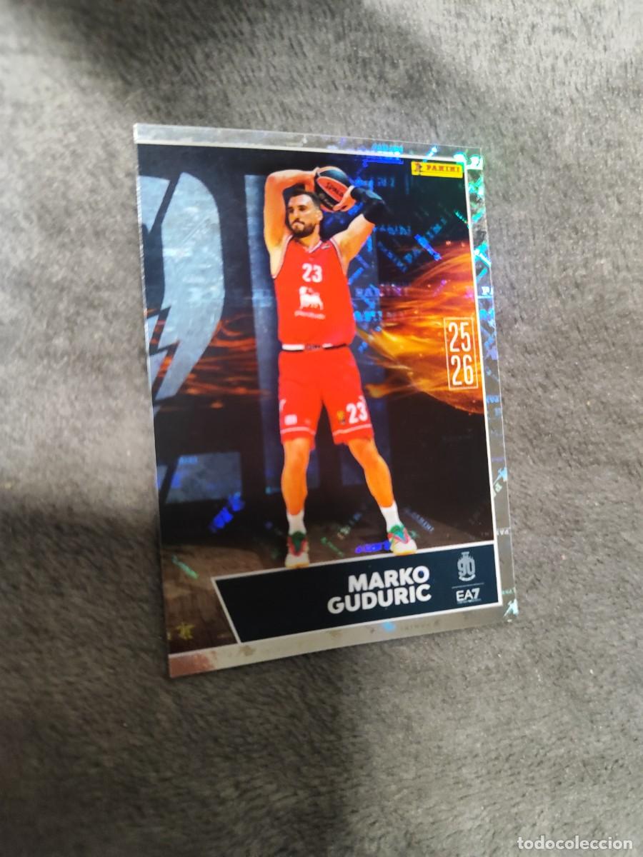Coleccionismo deportivo: 27 MARKO GUDURIC (EA7 EMPORIO ARMANI MILAN) 2 EUROLEAGUE 2025 2026 HEAD TO HEAD PANINI EUROLIGA 25