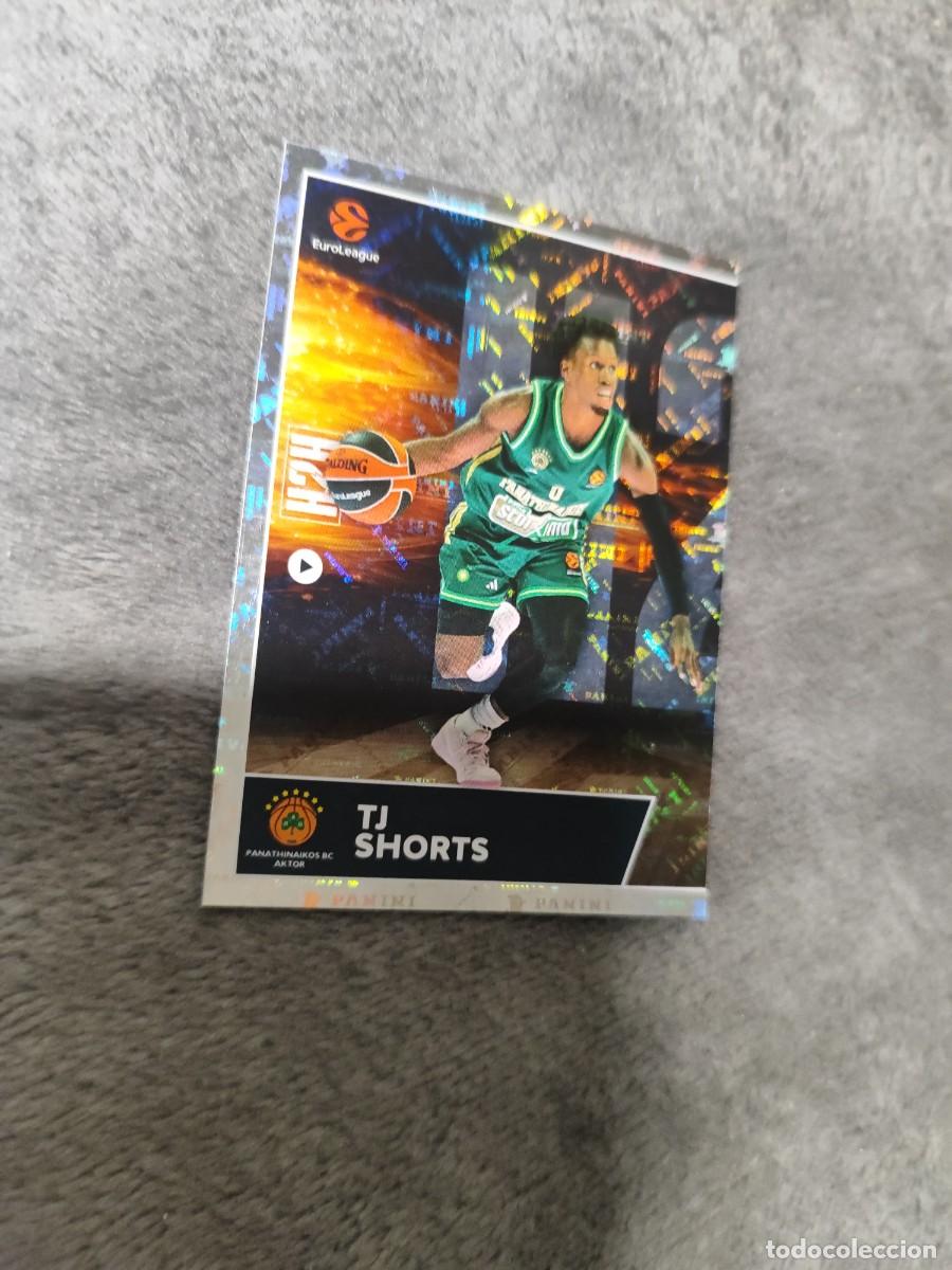 Coleccionismo deportivo: 28 TJ SHORTS (PANATHINAIKOS ATHENS) 1 EUROLEAGUE 2025 2026 HEAD TO HEAD PANINI EUROLIGA 25 26 BALON