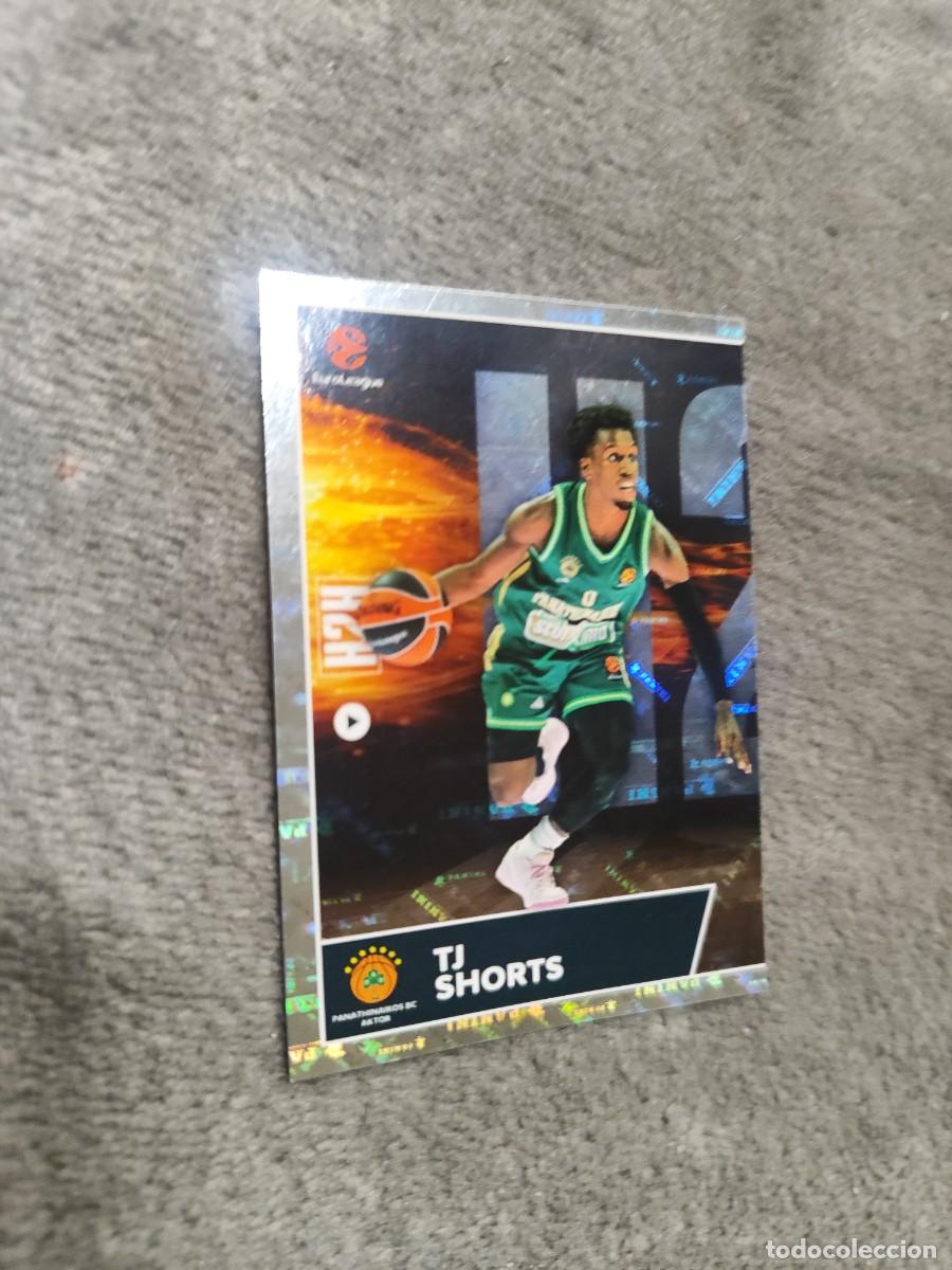 Coleccionismo deportivo: 28 TJ SHORTS (PANATHINAIKOS ATHENS) 1 EUROLEAGUE 2025 2026 HEAD TO HEAD PANINI EUROLIGA 25 26 BALON