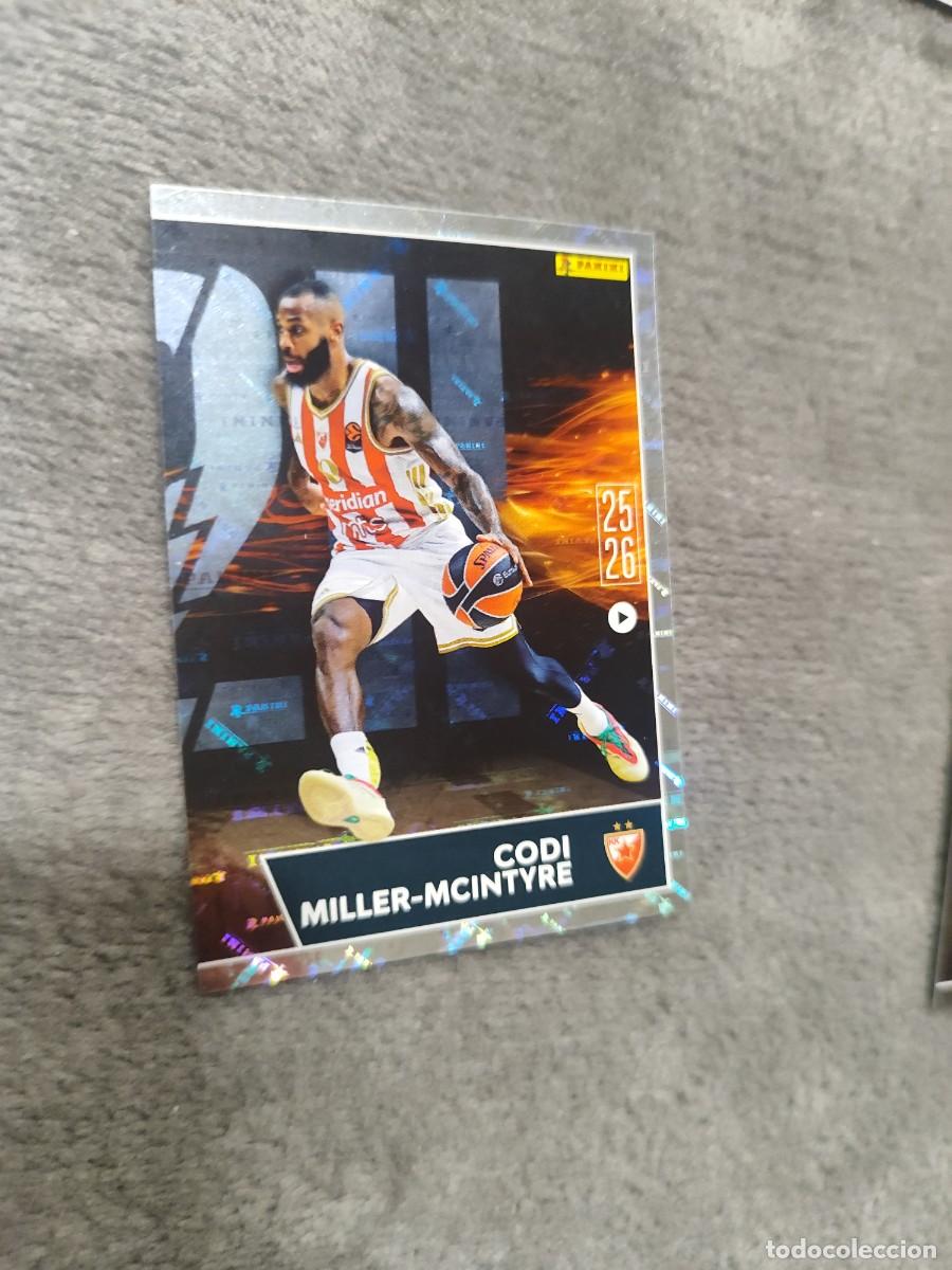 Coleccionismo deportivo: 29 CODI MILLER-MCINTYRE (CRVENA ZVEZDA) 2 EUROLEAGUE 2025 2026 HEAD TO HEAD PANINI EUROLIGA 25 26 B