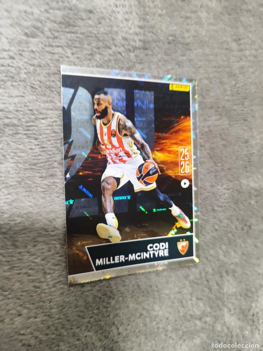 Coleccionismo deportivo: 29 CODI MILLER-MCINTYRE (CRVENA ZVEZDA) 2 EUROLEAGUE 2025 2026 HEAD TO HEAD PANINI EUROLIGA 25 26 B