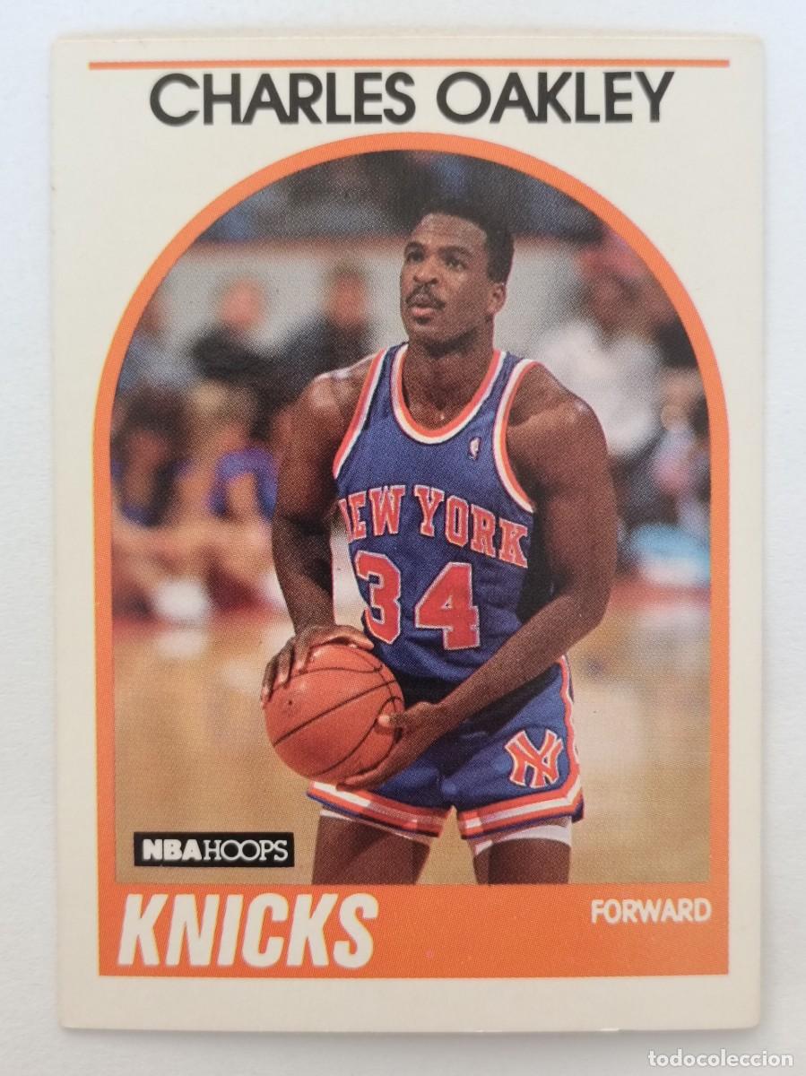 Coleccionismo deportivo: #213 CHARLES OAKLEY (NEW YORK KNICKS) CARD 89/90 NBA HOOPS