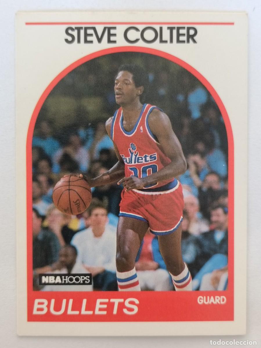 Coleccionismo deportivo: #214 STEVE COLTER (WASHINGTON BULLETS) CARD 89/90 NBA HOOPS