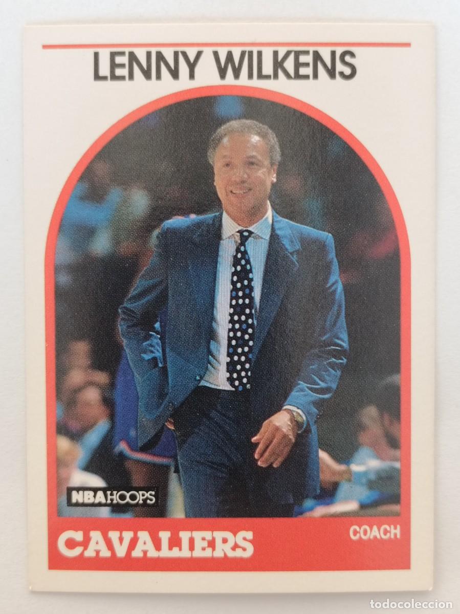 Coleccionismo deportivo: #216 LENNY WILKENS (CLEVELAND CAVALIERS) CARD 89/90 NBA HOOPS