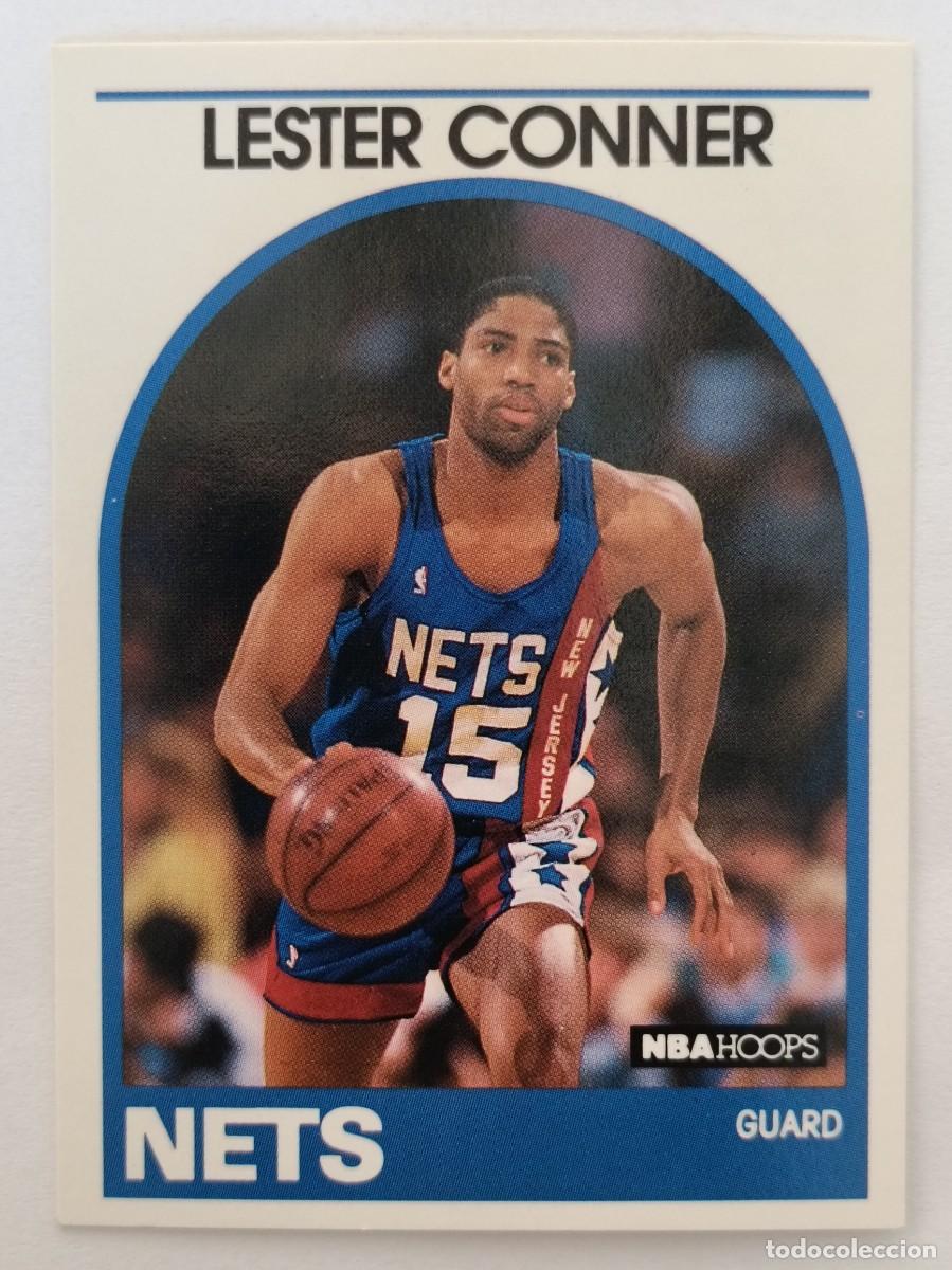 Coleccionismo deportivo: #222 LESTER CONNER (NEW JERSEY NETS) CARD 89/90 NBA HOOPS
