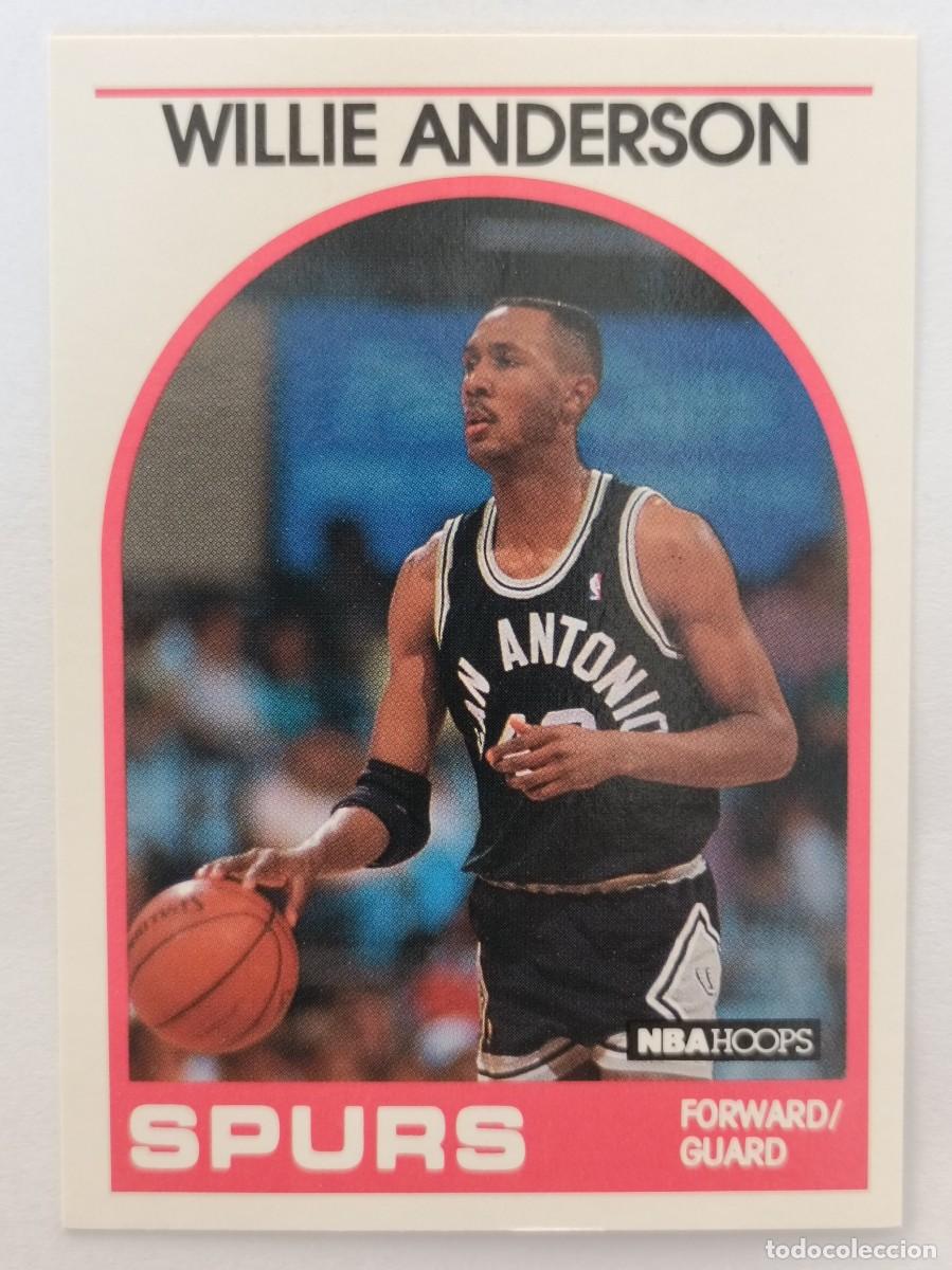 Sammelleidenschaft Sport: #235 WILLIE ANDERSON (SAN ANTONIO SPURS) CARD 89/90 NBA HOOPS