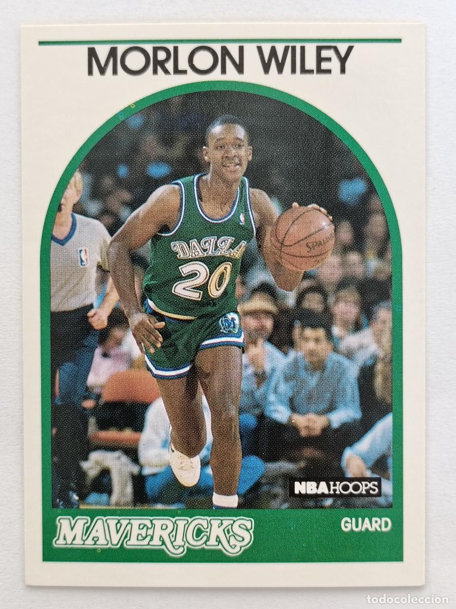 Sports collectibles: #247 MORLON WILEY (DALLAS MAVERICKS) CARD 89/90 NBA HOOPS