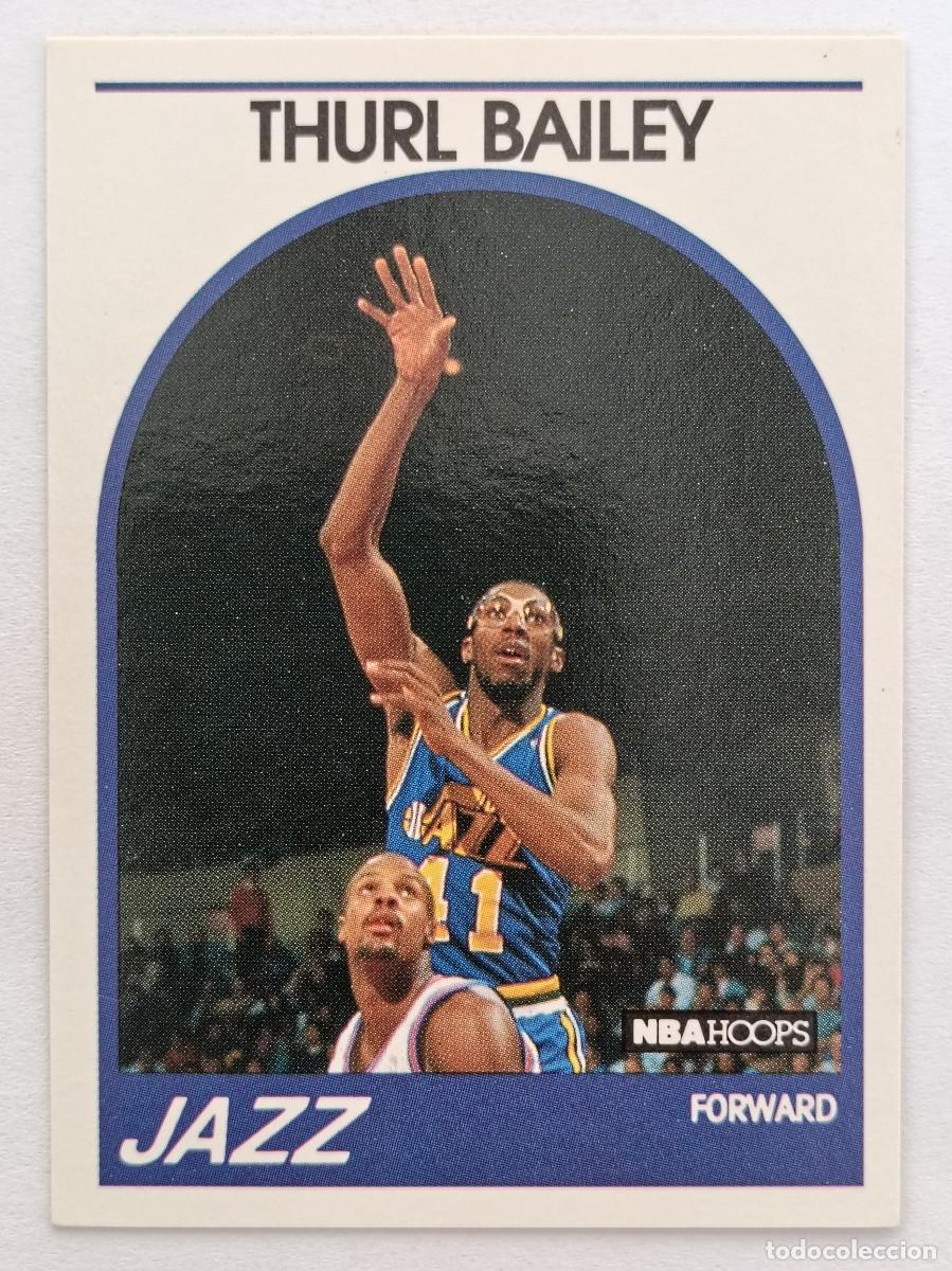 Coleccionismo deportivo: #251 THURL BAILEY (UTAH JAZZ) CARD 89/90 NBA HOOPS