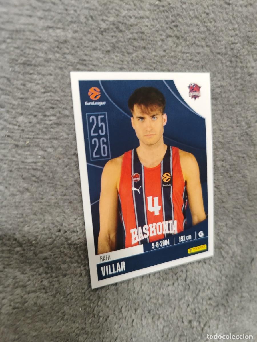 Coleccionismo deportivo: 83 RAFA VILLAR EUROLEAGUE 2025 2026 BASKONIA VITORIA PANINI EUROLIGA 25 26 BALONCESTO