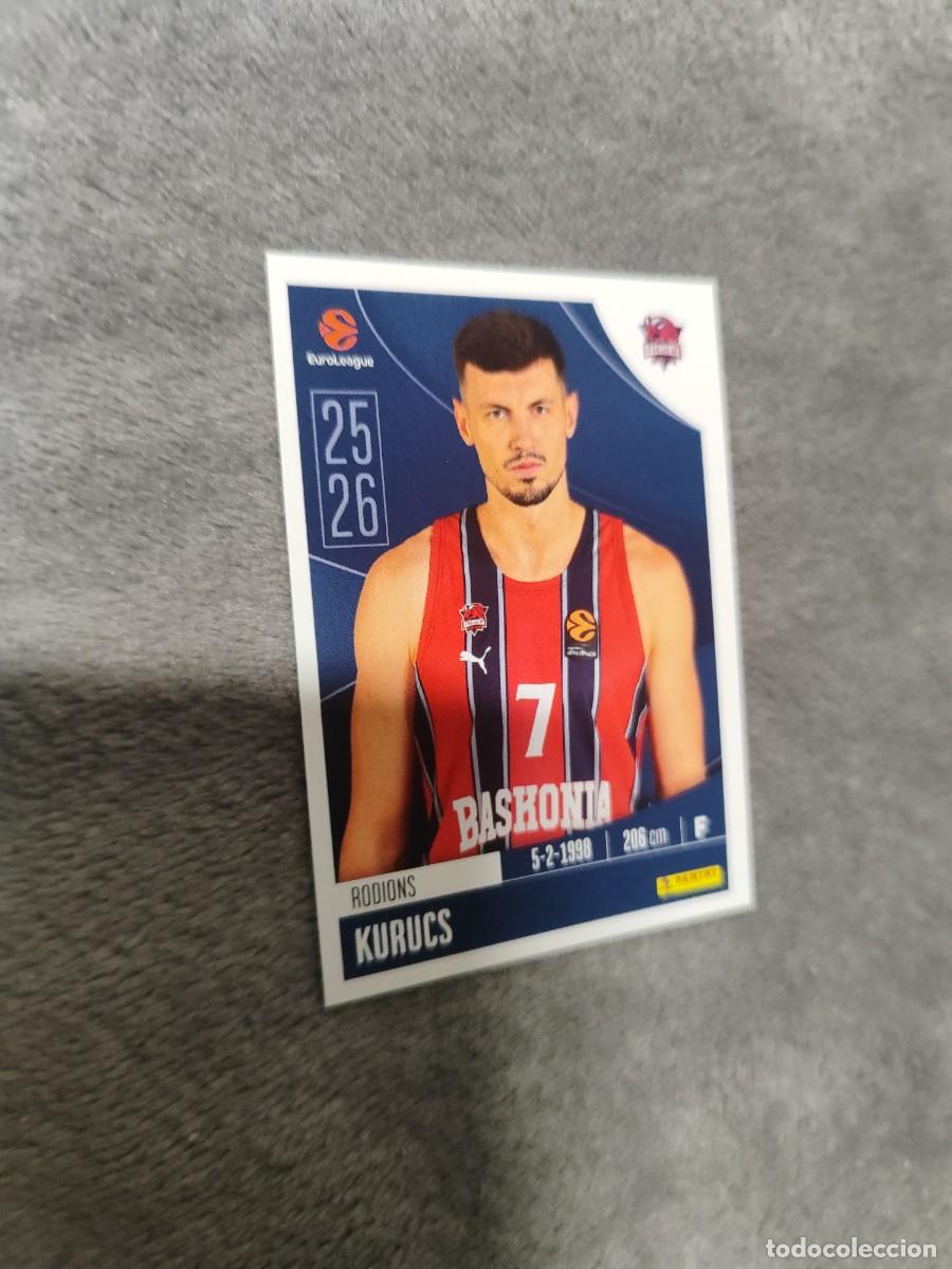 Coleccionismo deportivo: 87 RODIONS KURUCS EUROLEAGUE 2025 2026 BASKONIA VITORIA PANINI EUROLIGA 25 26 BALONCESTO