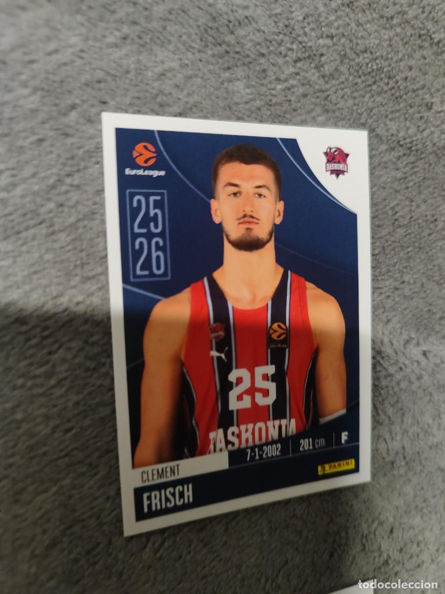 Coleccionismo deportivo: 90 CLEMENT FRISCH EUROLEAGUE 2025 2026 BASKONIA VITORIA PANINI EUROLIGA 25 26 BALONCESTO