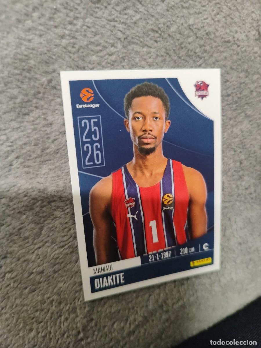 Coleccionismo deportivo: 92 MAMADI DIAKITE EUROLEAGUE 2025 2026 BASKONIA VITORIA PANINI EUROLIGA 25 26 BALONCESTO