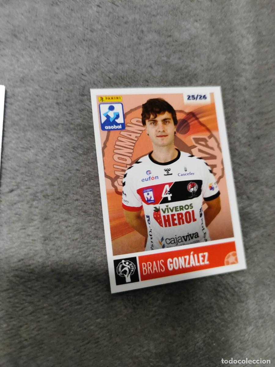Coleccionismo deportivo: 142 BRAIS GONZ&Aacute;LEZ VIVEROS HEROL BM. NAVA LIGA NEXUS ENERGIA ASOBAL 2025 2026 PANINI 25 26 BALONMANO