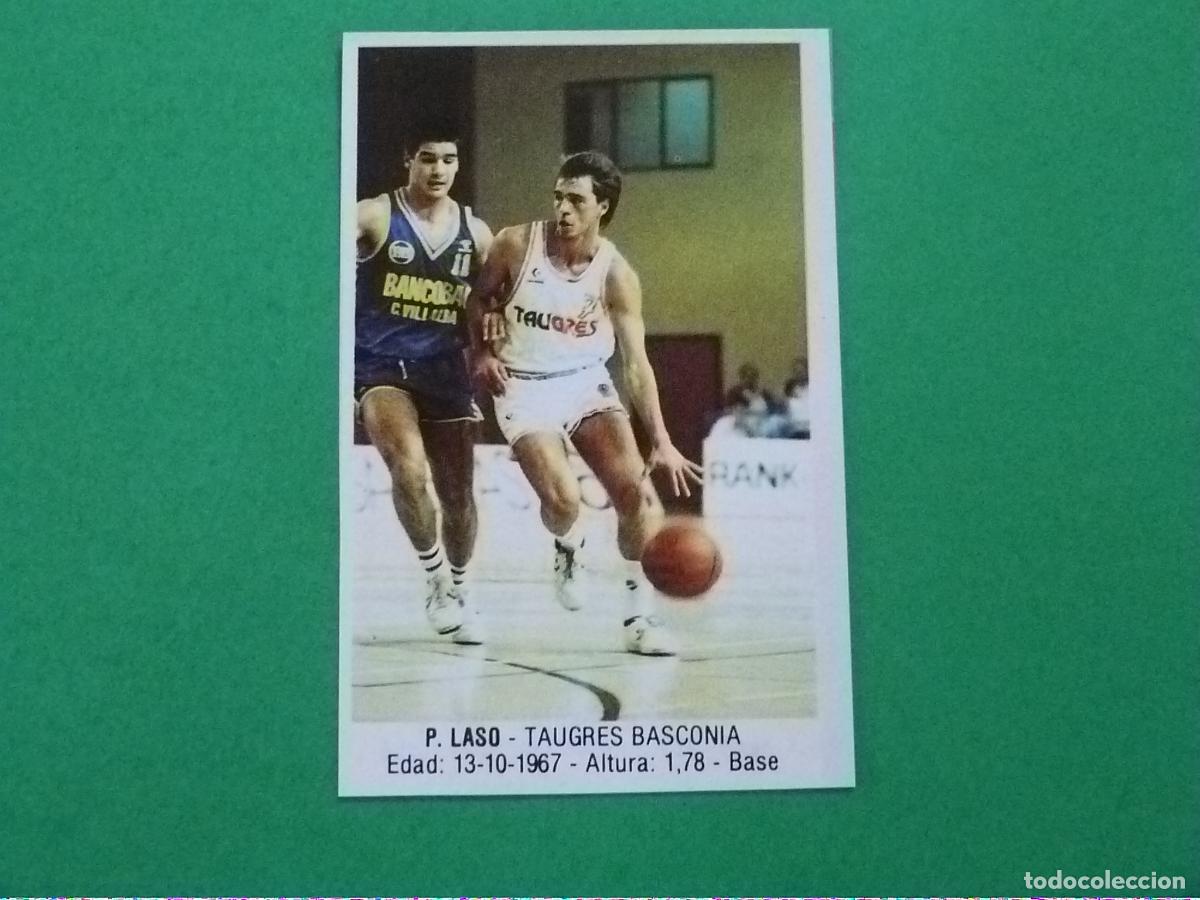 Coleccionismo deportivo: CROMO BALONCESTO P. LASO TAUGRES BASCONIA RECORTADO N&ordm; 106 LIGA BALONCESTO 88 J.MERCHANTE