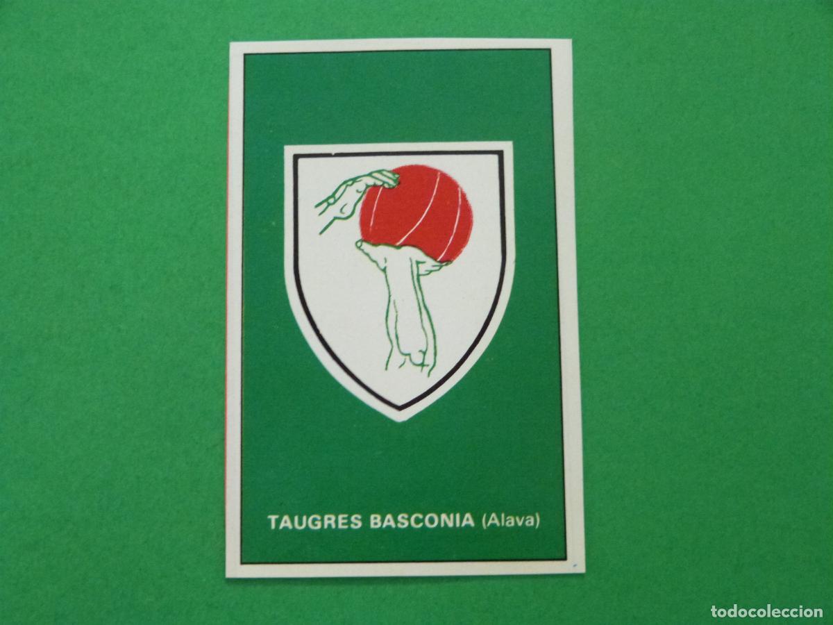 Coleccionismo deportivo: CROMO BALONCESTO ESCUDO TAUGRES BASCONIA RECORTADO N&ordm; 214 LIGA BALONCESTO 88 J.MERCHANTE