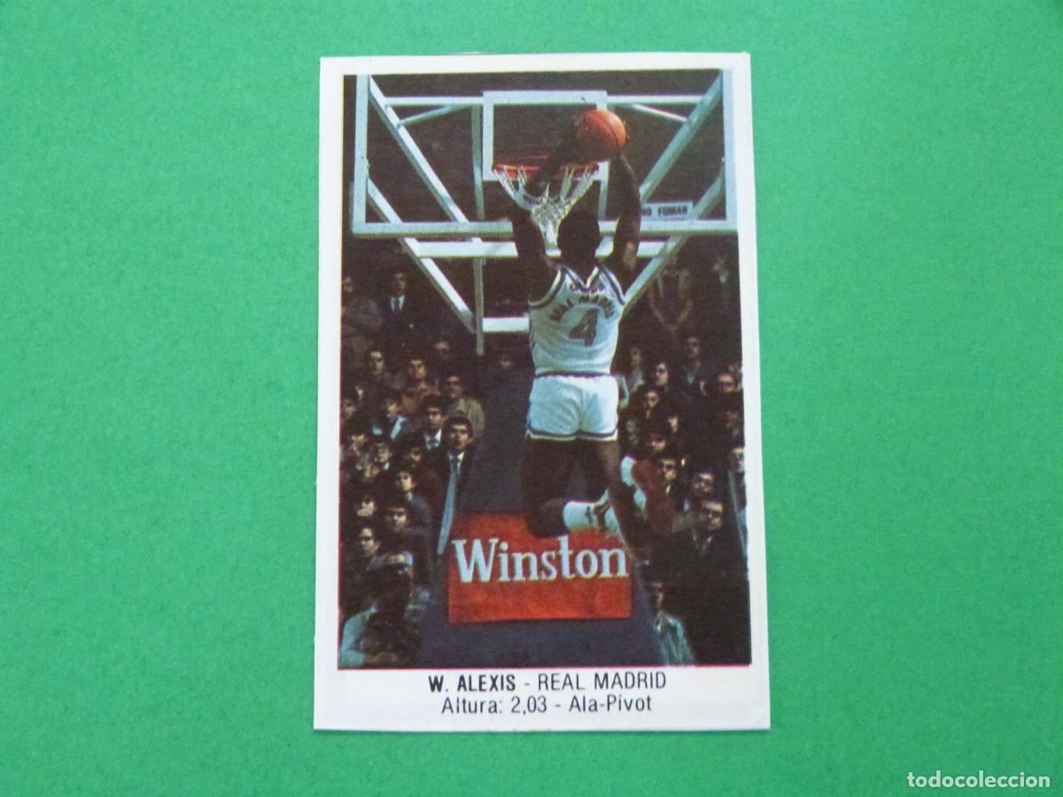 Coleccionismo deportivo: CROMO BALONCESTO W. ALEXIS REAL MADRID C.F. RECORTADO N&ordm; 120 LIGA BALONCESTO 88 J.MERCHANTE