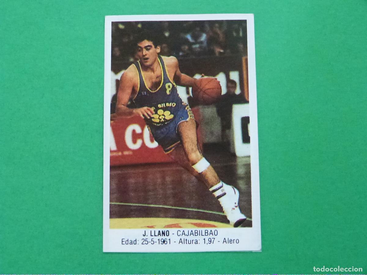 Coleccionismo deportivo: CROMO BALONCESTO J. LLANO CAJABILBAO RECORTADO N&ordm; 39 LIGA BALONCESTO 88 J.MERCHANTE