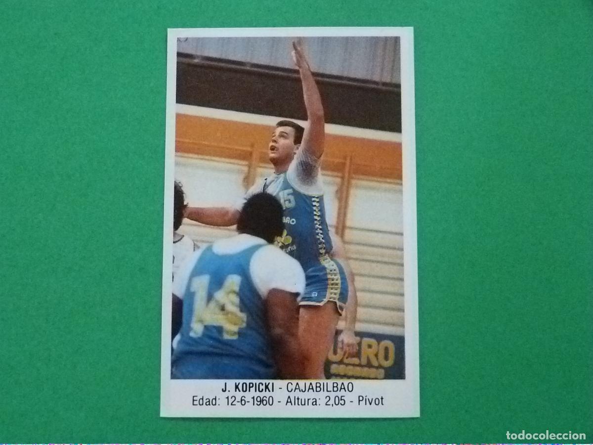 Coleccionismo deportivo: CROMO BALONCESTO J. KOPICKI CAJABILBAO RECORTADO N&ordm; 40 LIGA BALONCESTO 88 J.MERCHANTE