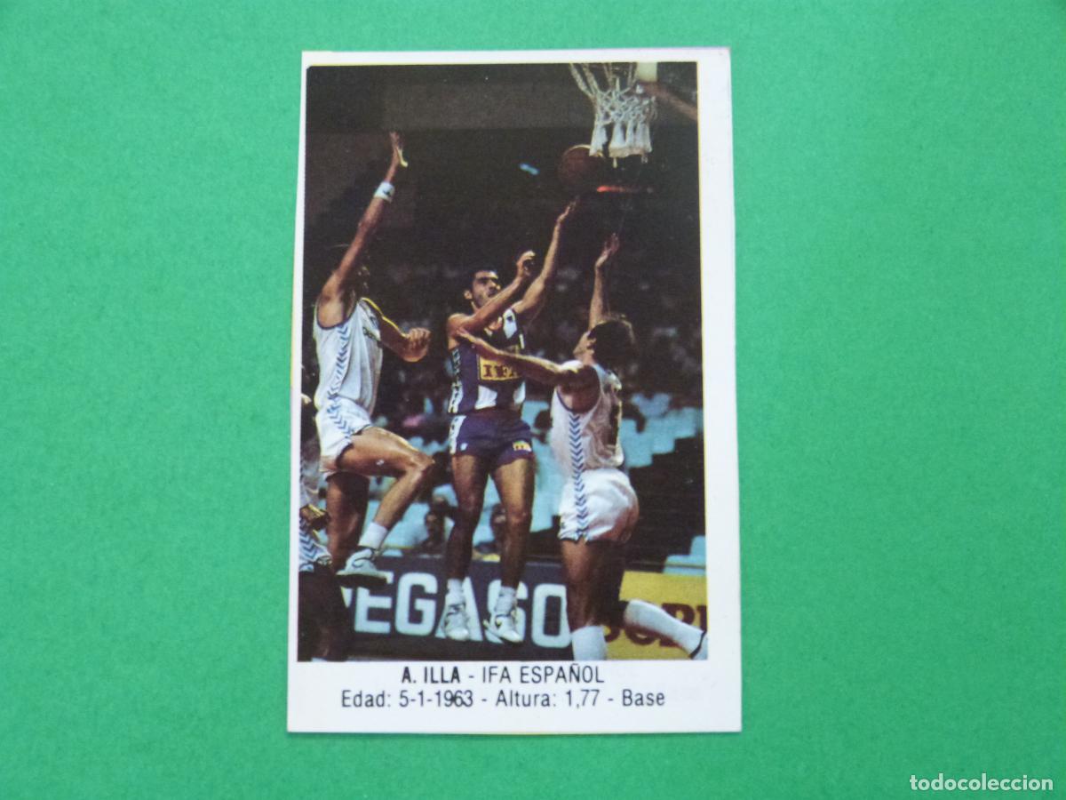 Coleccionismo deportivo: CROMO BALONCESTO A. ILLA IFA ESPA&Ntilde;OL RECORTADO N&ordm; 64 LIGA BALONCESTO 88 J.MERCHANTE