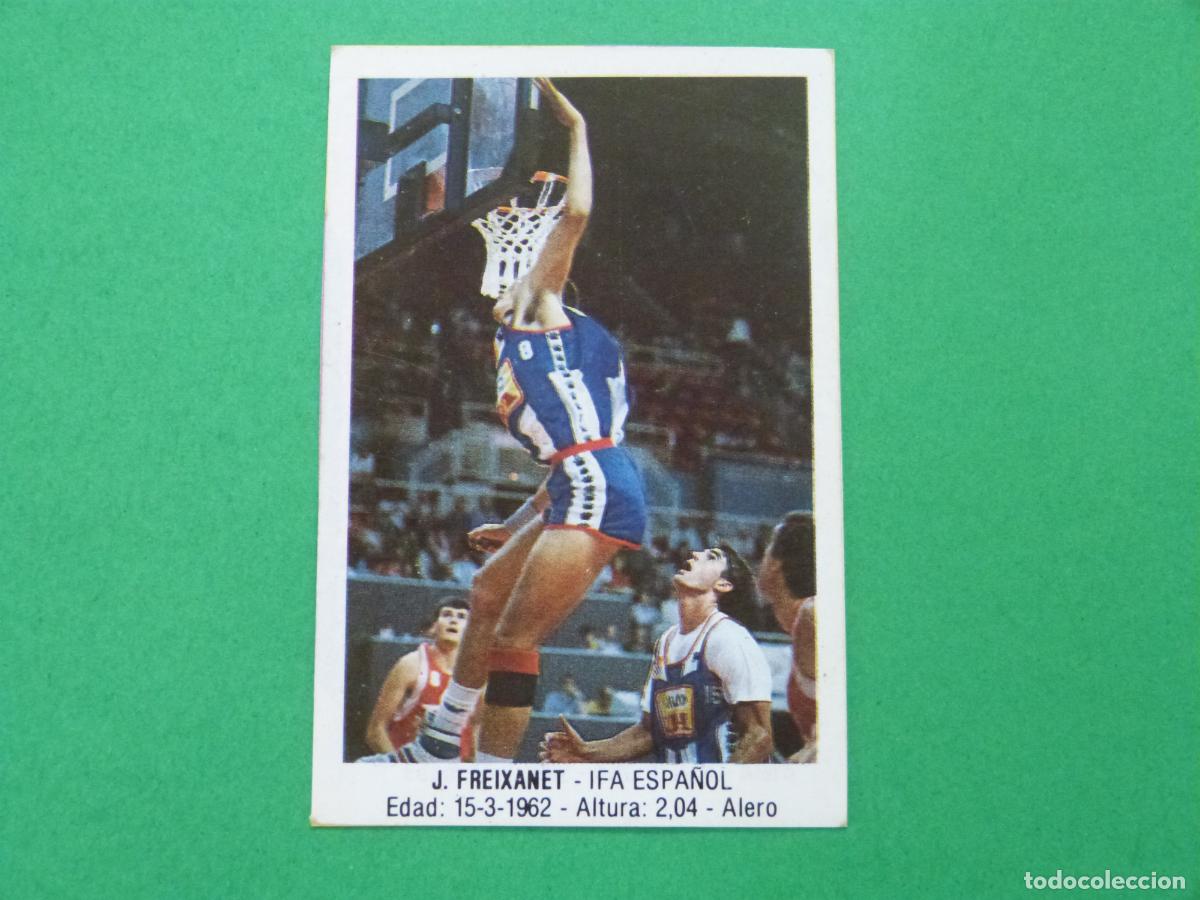Coleccionismo deportivo: CROMO BALONCESTO J. FREIXANET IFA ESPA&Ntilde;OL RECORTADO N&ordm; 65 LIGA BALONCESTO 88 J.MERCHANTE