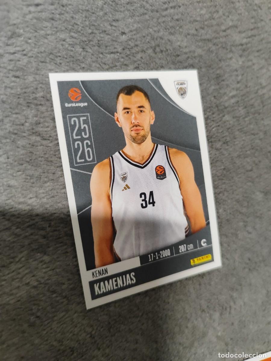 Collezionismo sportivo: 128 KENAN KAMENJAS EUROLEAGUE 2025 2026 DUBAI BASKETBALL PANINI EUROLIGA 25 26 BALONCESTO