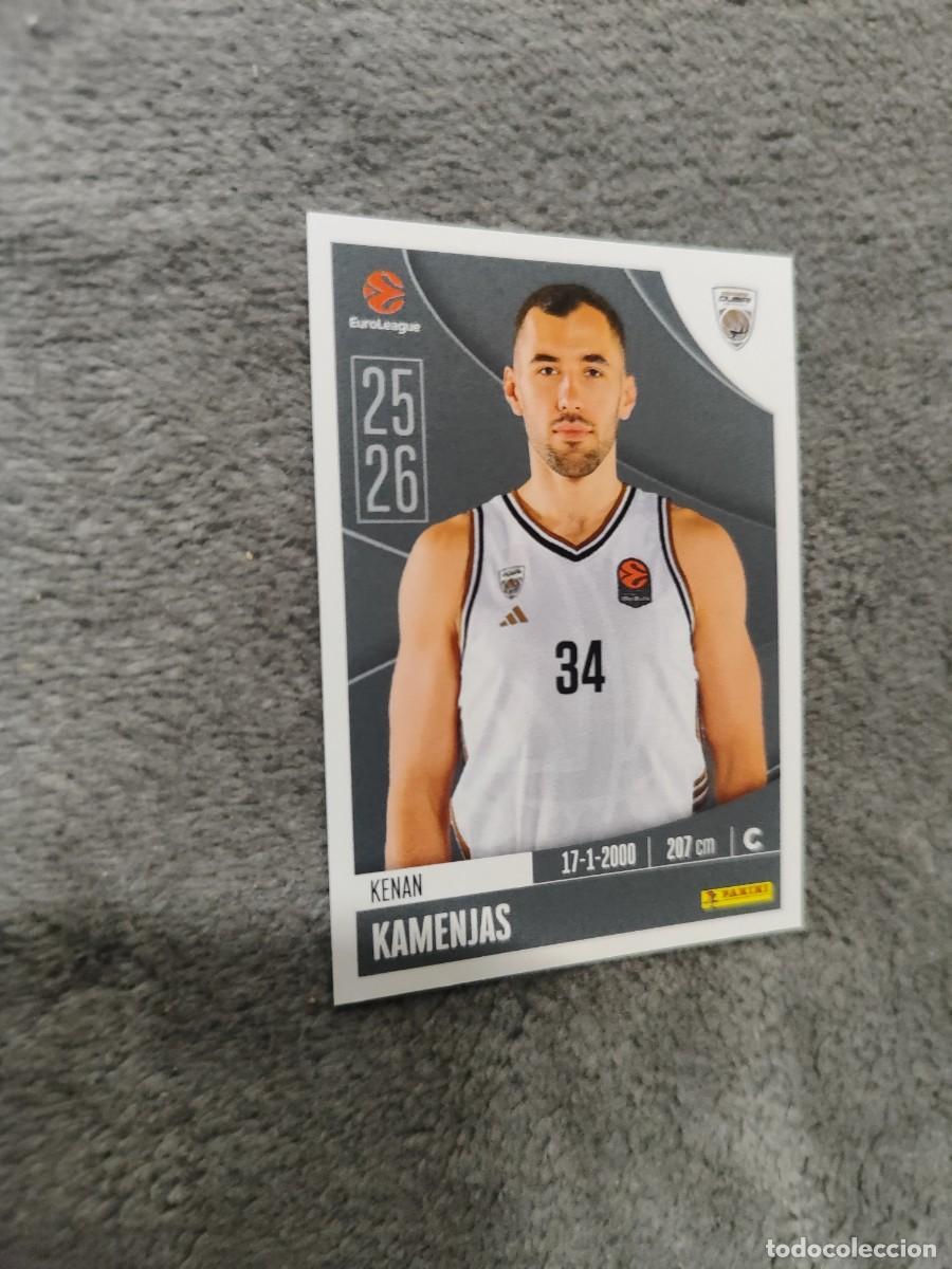 Colecionismo desportivo: 128 KENAN KAMENJAS EUROLEAGUE 2025 2026 DUBAI BASKETBALL PANINI EUROLIGA 25 26 BALONCESTO