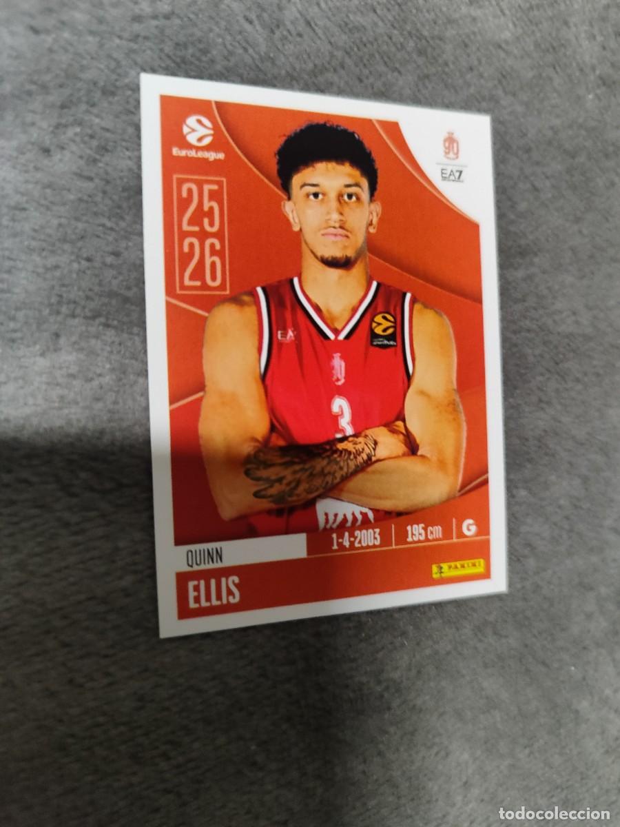 Coleccionismo deportivo: 133 QUINN ELLIS EUROLEAGUE 2025 2026 EA7 EMPORIO ARMANI MILAN PANINI EUROLIGA 25 26 BALONCESTO