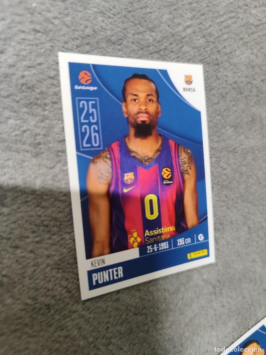 Coleccionismo deportivo: 148 KEVIN PUNTER EUROLEAGUE 2025 2026 FC BARCELONA PANINI EUROLIGA 25 26 BALONCESTO