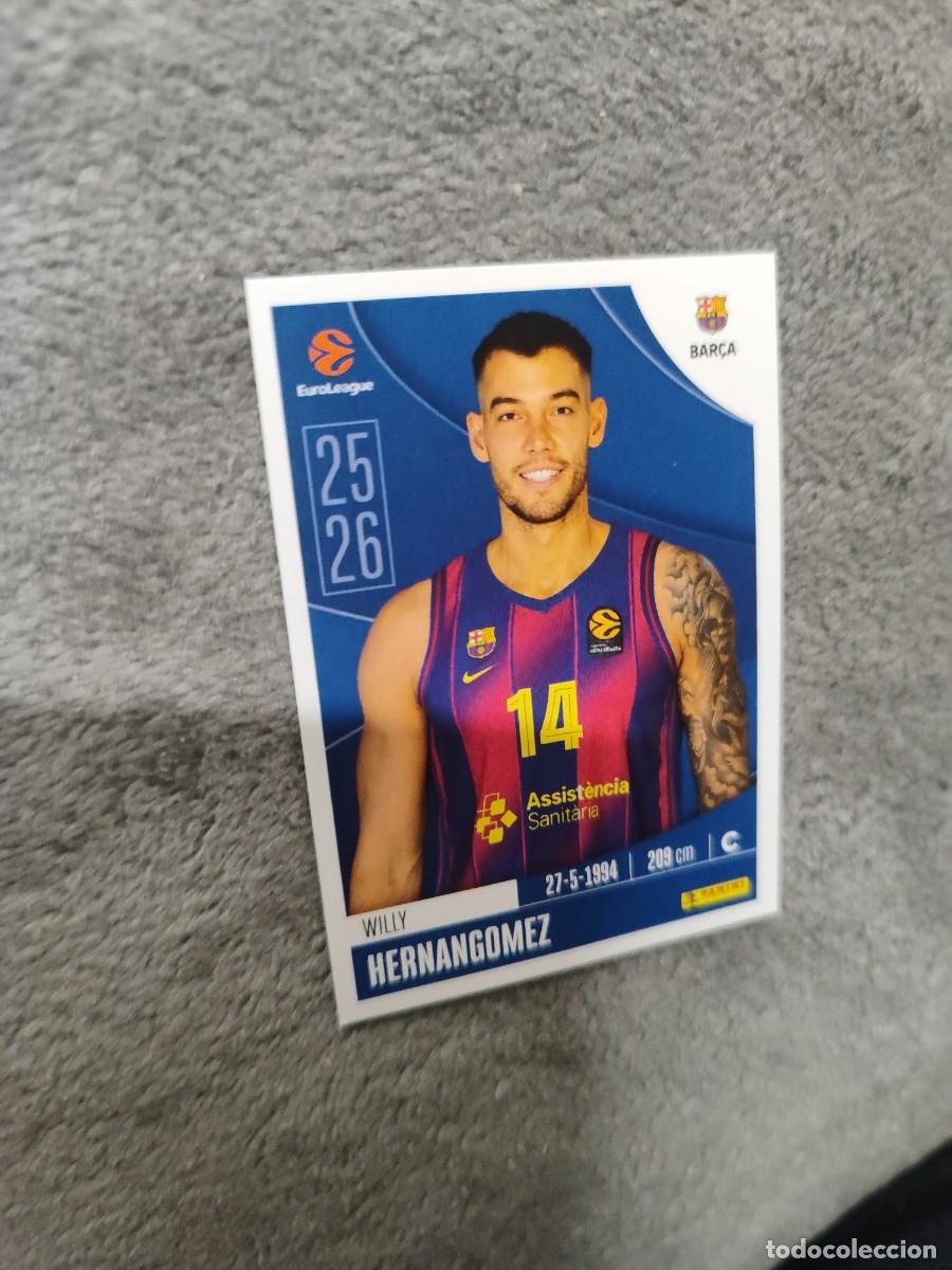Coleccionismo deportivo: 159 WILLY HERNANGOMEZ EUROLEAGUE 2025 2026 FC BARCELONA PANINI EUROLIGA 25 26 BALONCESTO