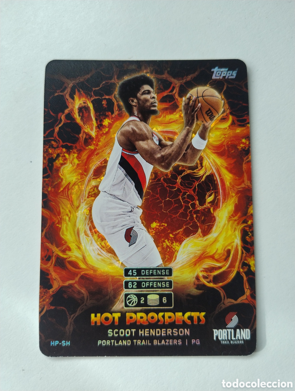 Coleccionismo deportivo: HP-SH - Scoot Henderson - Portland Trail Blazers - Topps Match Attax NBA 2025 - 2026