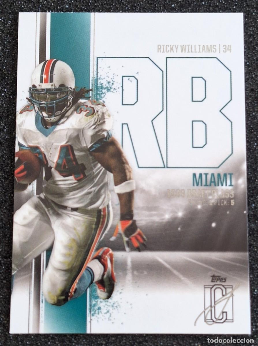Coleccionismo deportivo: Ricky Williams Miami Dolphins Topps Football NFL 2025
