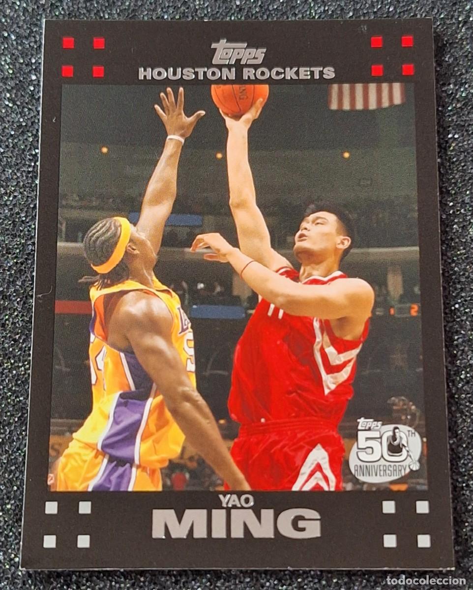 Coleccionismo deportivo: Yao Ming Houston Rockets Topps Basketball