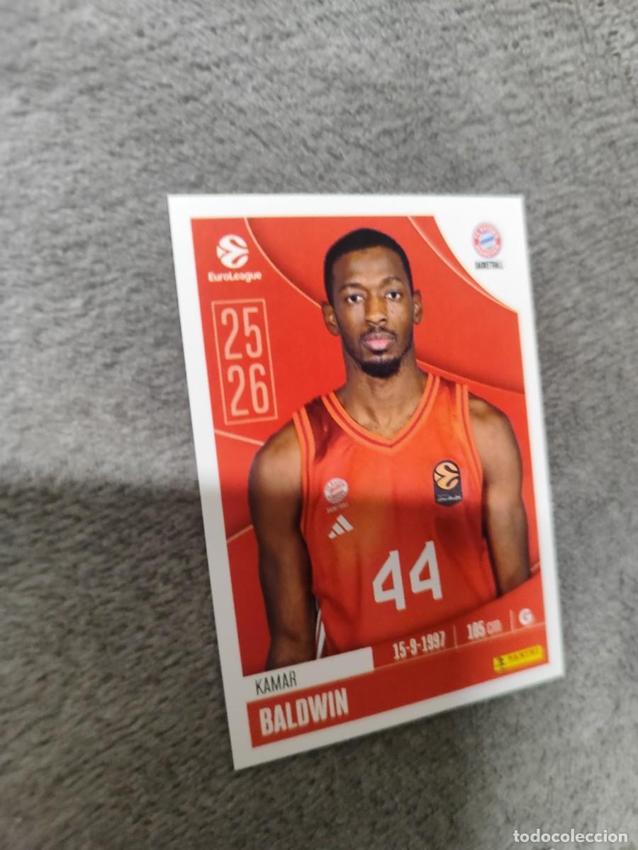 Collezionismo sportivo: 171 KAMAR BALDWIN EUROLEAGUE 2025 2026 FC BAYERN MUNICH PANINI EUROLIGA 25 26 BALONCESTO