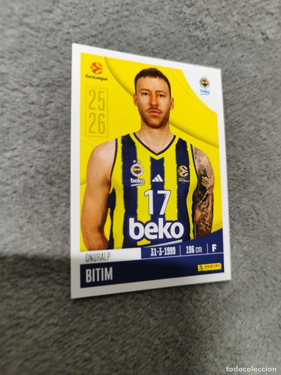 Coleccionismo deportivo: 192 ONURALP BITIM EUROLEAGUE 2025 2026 FENERBAHCE ISTANBUL PANINI EUROLIGA 25 26 BALONCESTO