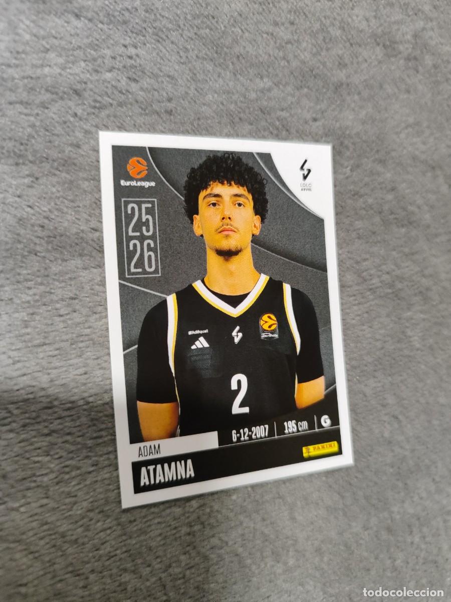Coleccionismo deportivo: 216 ADAM ATAMNA EUROLEAGUE 2025 2026 LDLC ASVEL VILLEURBANNE PANINI EUROLIGA 25 26 BALONCESTO